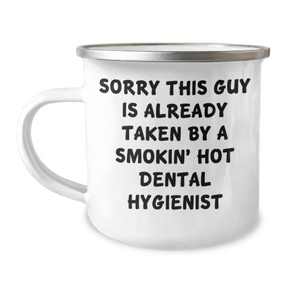 Funny Dental Hygienist Quote Gifts from Friends for Dad's Special Camping Mug, Perfect Father's Day Present for Men - Victory Thru Vision 