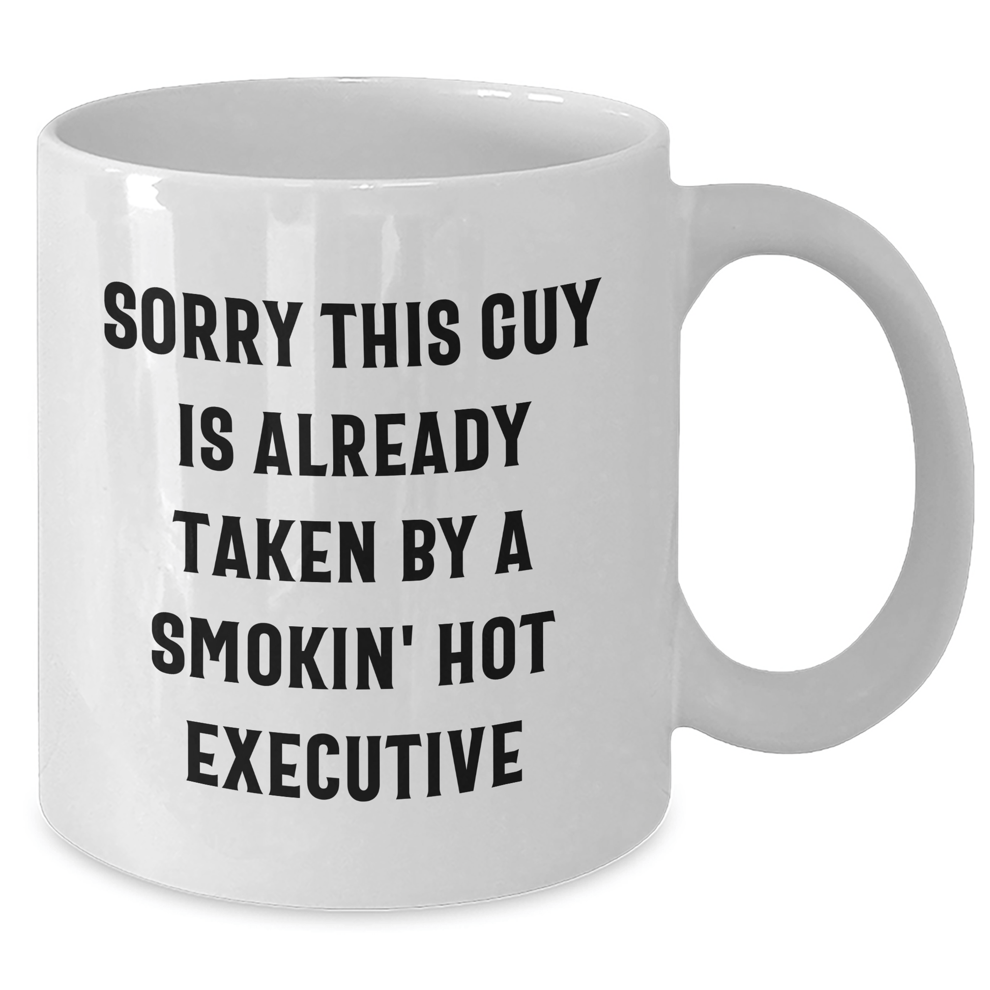 Funny Executive Quote White Coffee Mug, Gifts from Friends for Executive Friends, Unique Graduation Gifts - Victory Thru Vision 