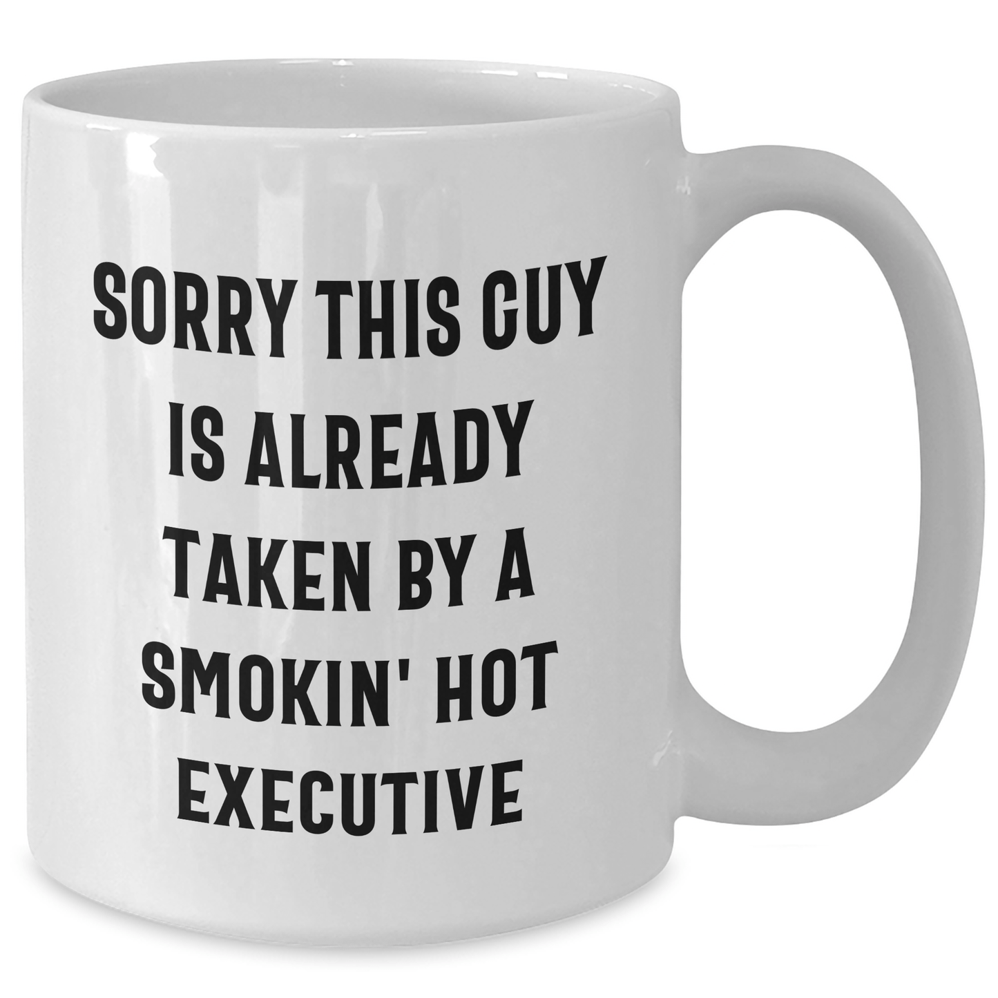 Funny Executive Quote White Coffee Mug, Gifts from Friends for Executive Friends, Unique Graduation Gifts - Victory Thru Vision 