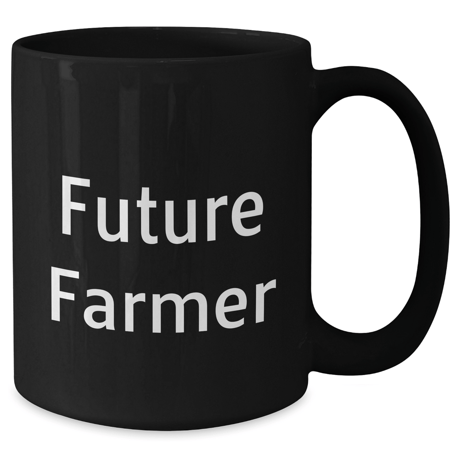 Funny Farmer Gifts for Future Farmers - Inspirational Black Coffee Mug, Graduation Unique Gifts from Friends - Victory Thru Vision