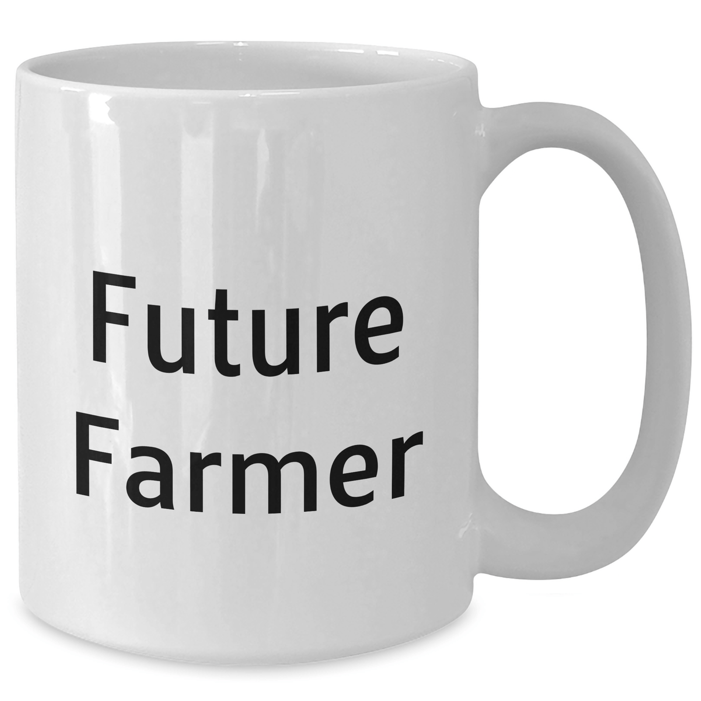 Funny Farmer Gifts for Future Farmers, Inspirational White Coffee Mug for Graduation, Gifts from Friends to Future Farmers, Gifts for Men - Victory Thru Vision