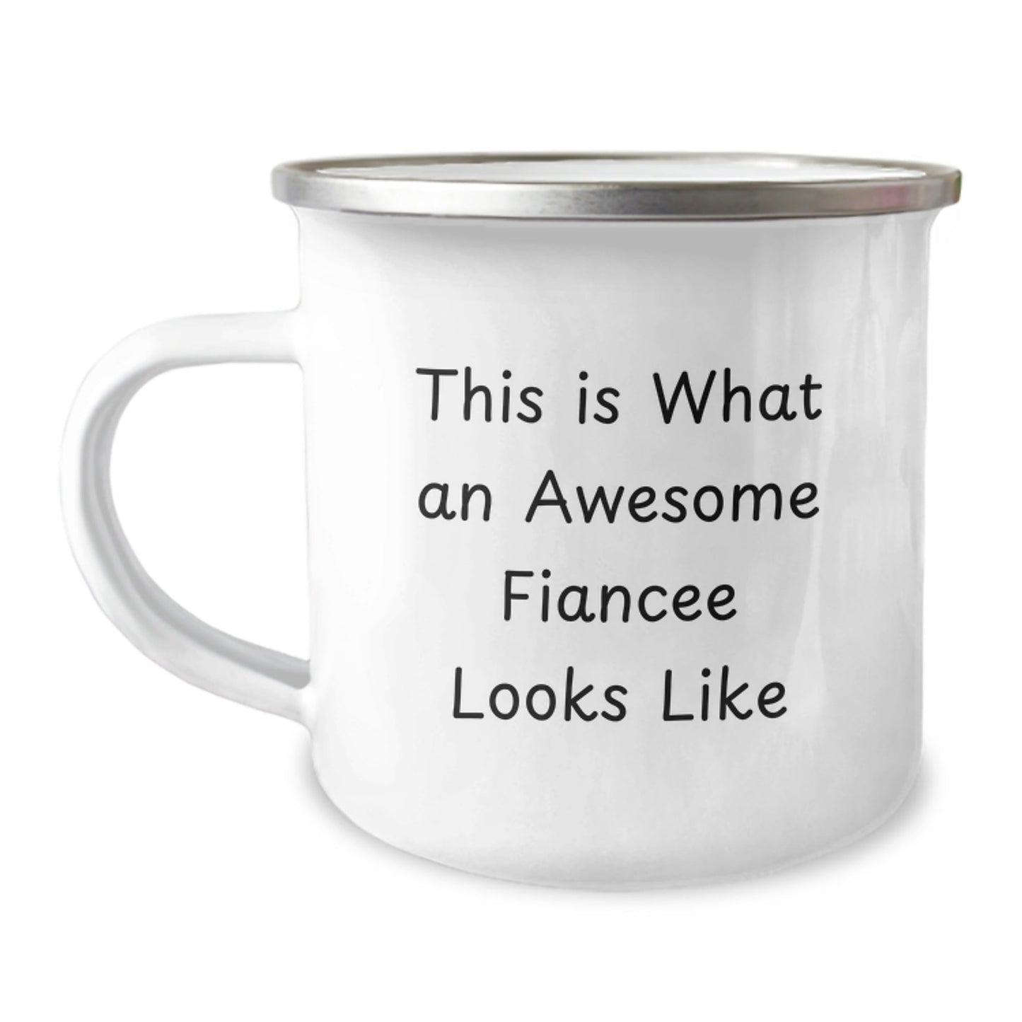 Funny Fiancee Gifts for Her, This Is What An Awesome Fiancee Looks Like, Camping Mug for Graduation, Gifts from Friends - Fiancee's Thoughtful Gift - Victory Thru Vision