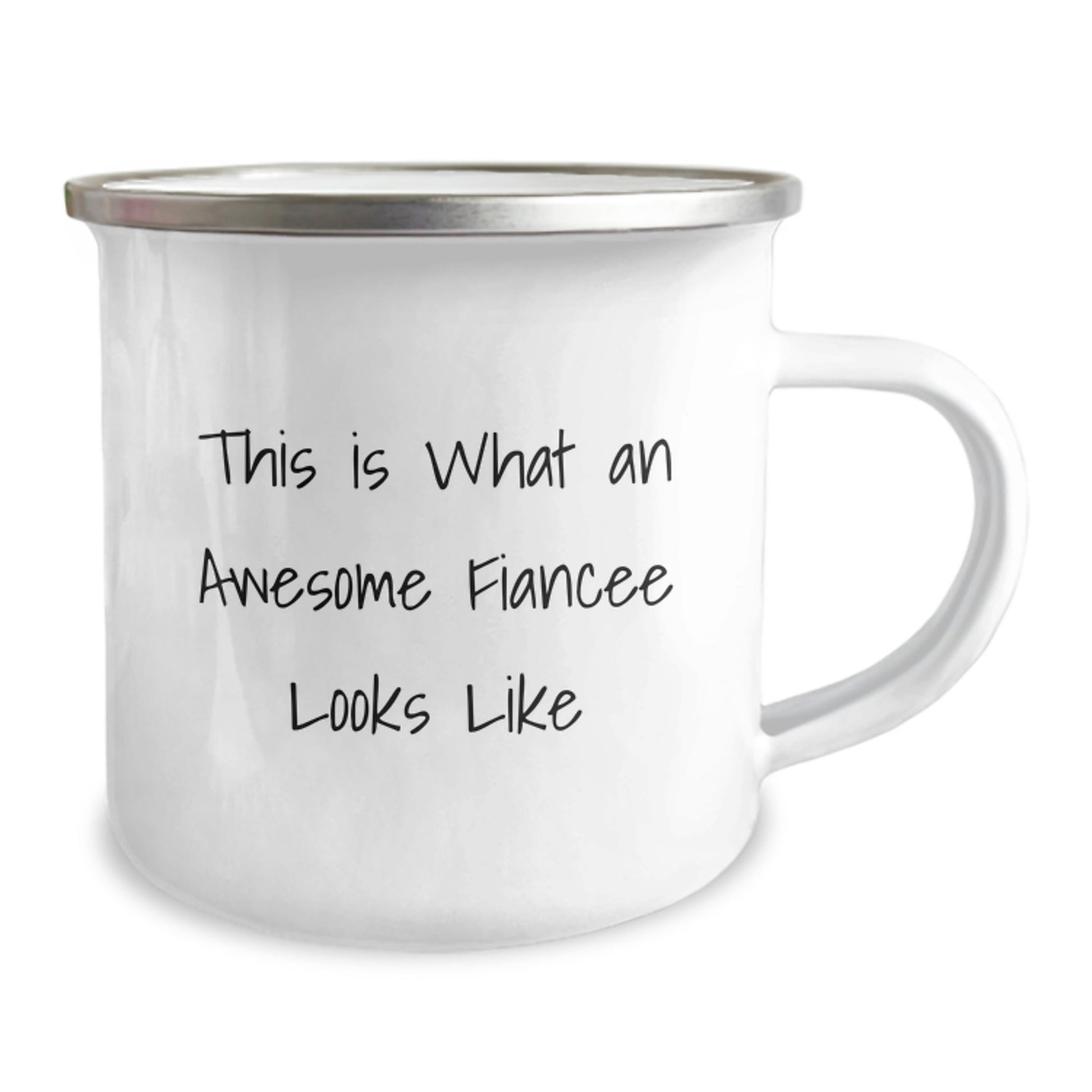 Funny Fiancee Gifts for Her, This Is What An Awesome Fiancee Looks Like, Camping Mug for Graduation, Gifts from Women, Gifts for Fiancee, Unique Graduation Mugs - Victory Thru Vision