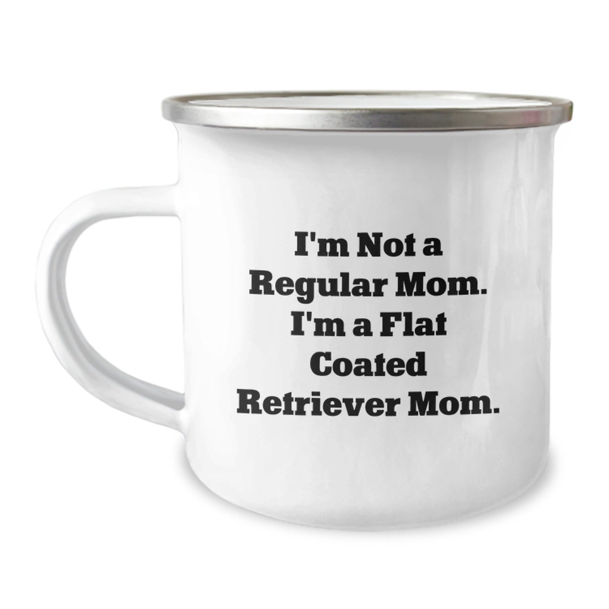 Funny Flat Coated Retriever Dog Gifts from Mom - Camping Mug for Flat Coated Retriever Dog Lovers, Graduation Unique Gifts for Her, Him, Men, Women, Friends, Coworkers, Family - Victory Thru Vision