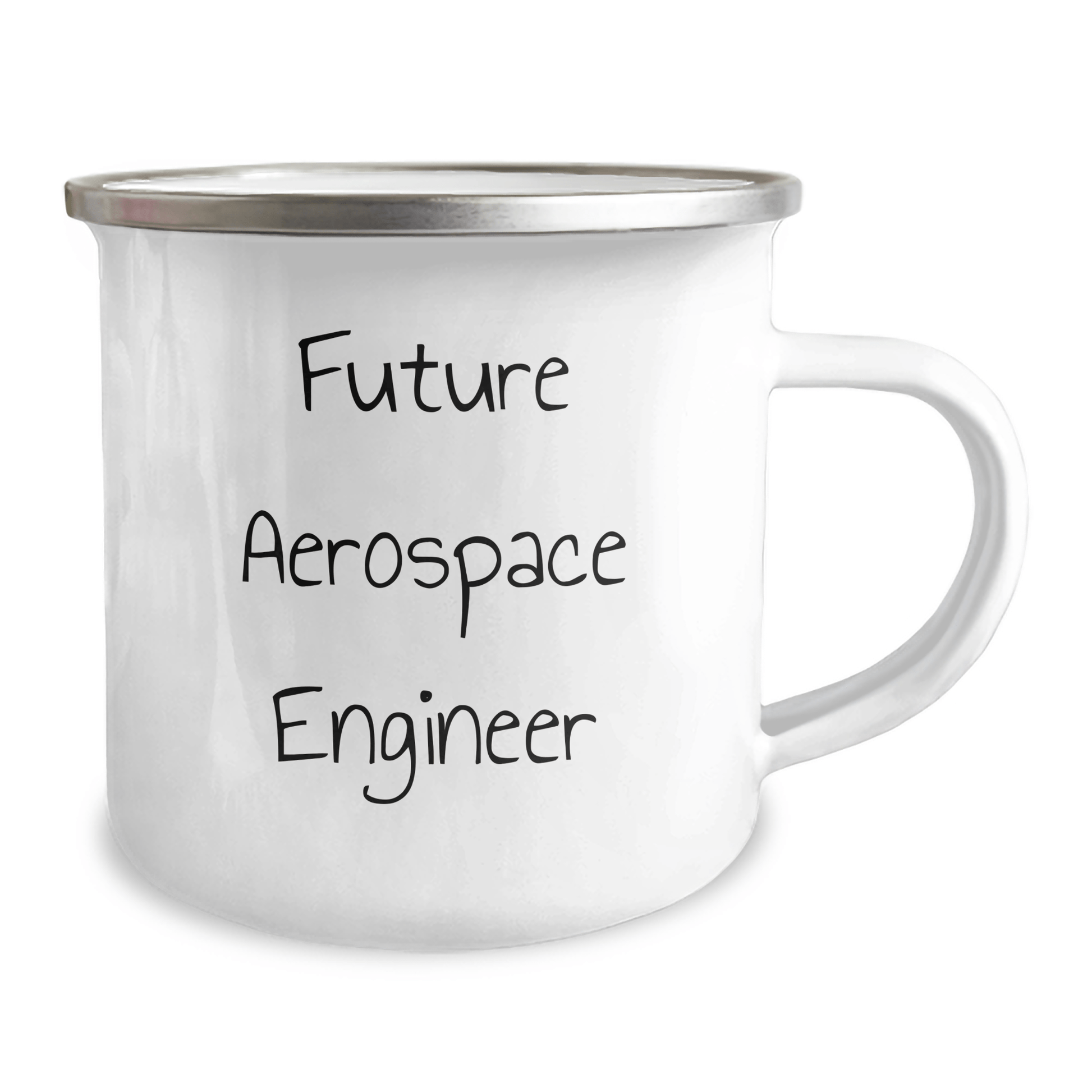 Funny Future Aerospace Engineer Camping Mug Gifts from Friends, Perfect for Graduation, 'Reach for the Stars' - Victory Thru Vision