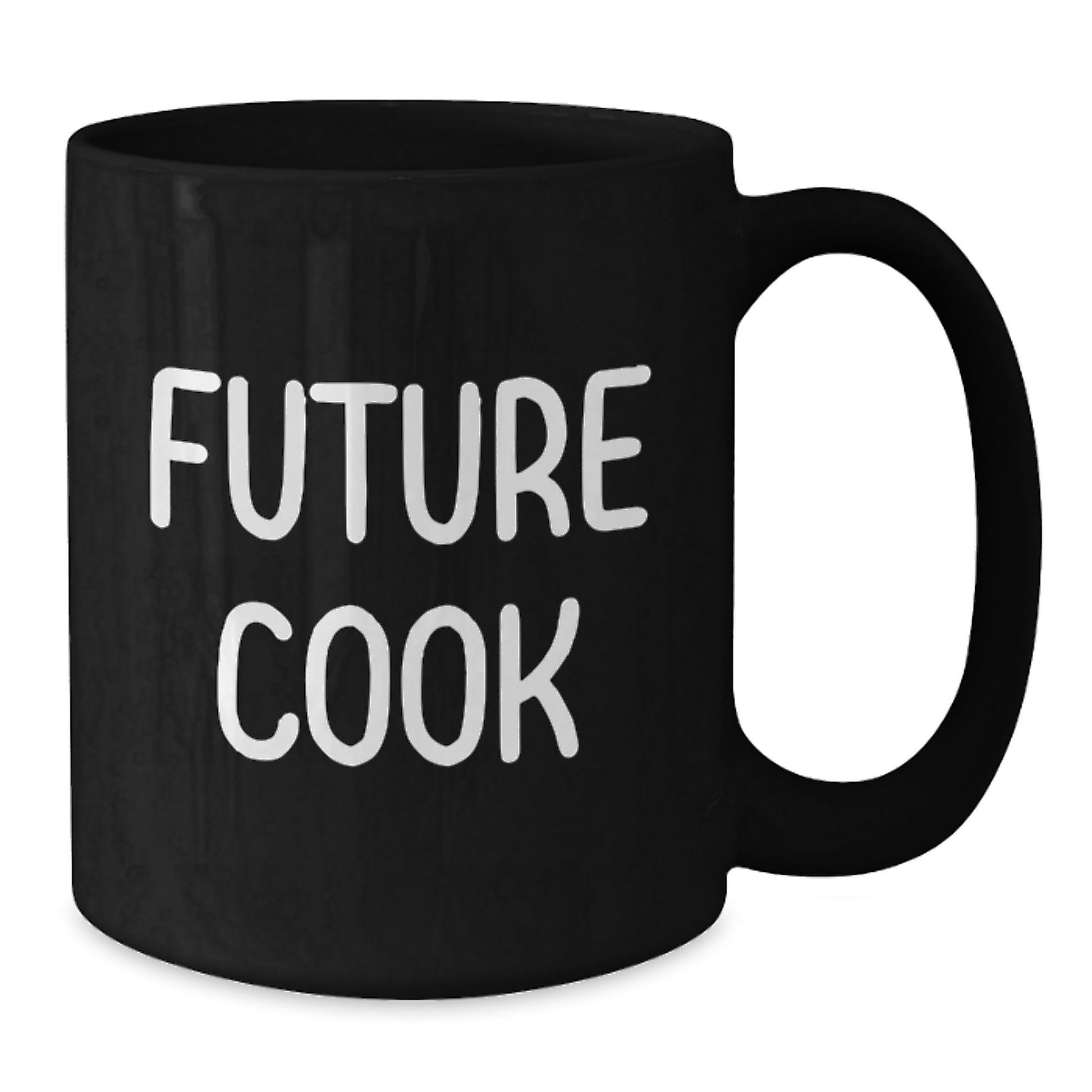 Funny Future Cook Gifts from Mom to Future Cook for Graduation, Black Coffee Mug, 'You're Brewing Up a Bright Future' - Victory Thru Vision