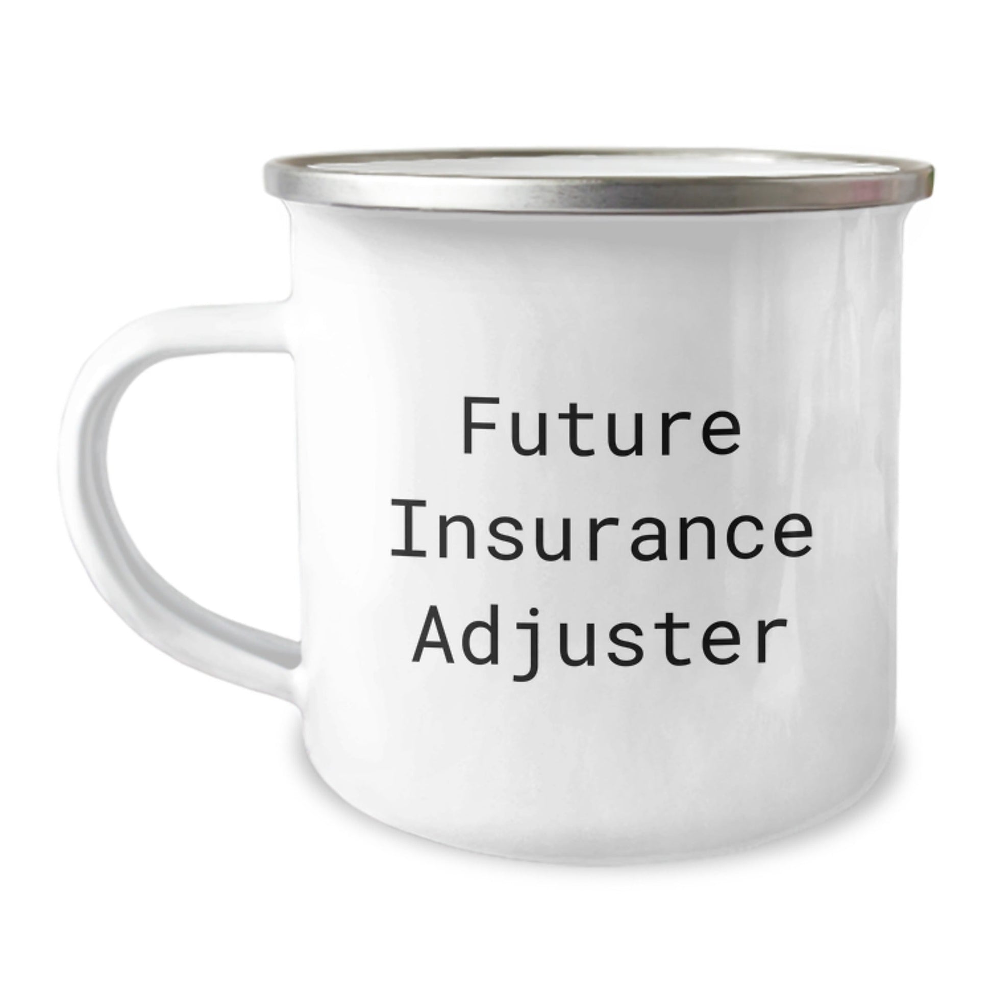 Funny Future Insurance Adjuster Gifts from Family to Friends - Inspirational Camping Mug for Graduation Celebration - Victory Thru Vision