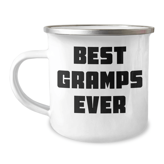 Funny Gifts for Gramps, Best Gramps Ever Camping Mug, Graduation Unique Gifts from Family, Perfect for Outdoor Enthusiasts - Victory Thru Vision