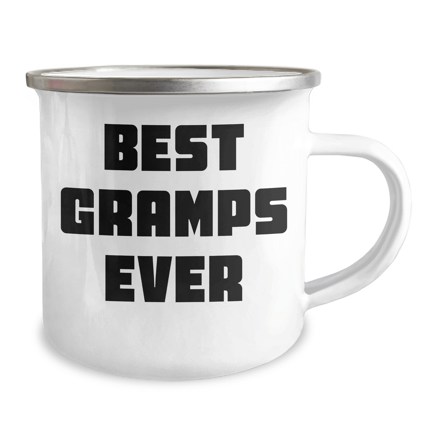 Funny Gifts for Gramps, Best Gramps Ever Camping Mug, Graduation Unique Gifts from Family, Perfect for Outdoor Enthusiasts - Victory Thru Vision