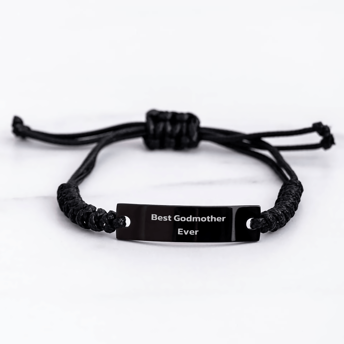 Funny Godmother Gifts from Men to Best Godmother Ever Rope Bracelet for Father's Day - Victory Thru Vision 