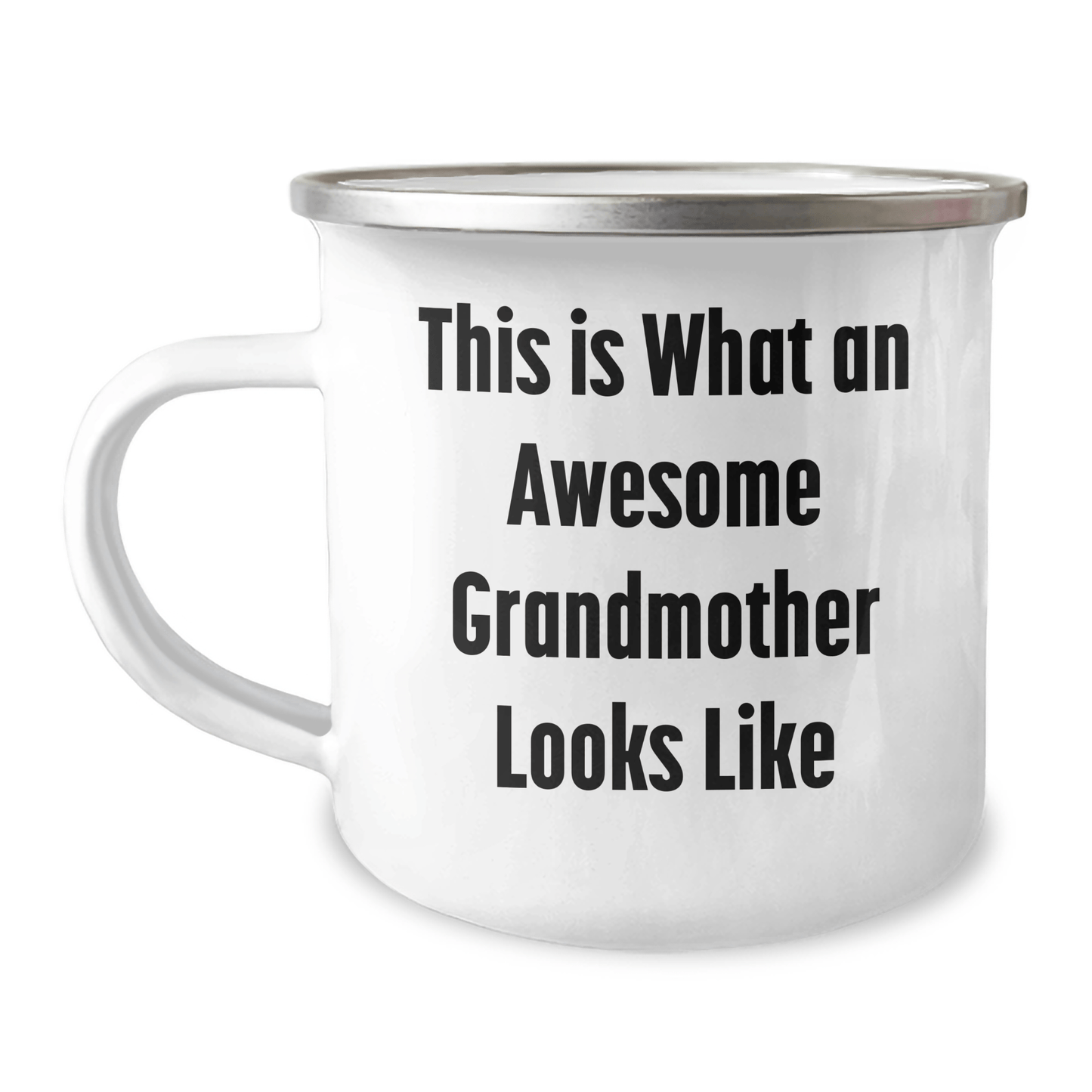 Funny Grandmother Camping Mug Gifts from Men to Awesome Grandmother for Graduation - 'This Is What An Awesome Grandmother Looks Like' Quote - Victory Thru Vision 