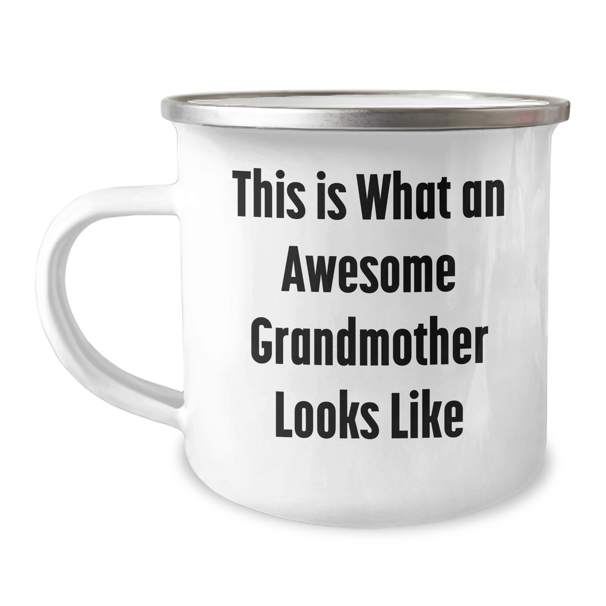 Funny Grandmother Camping Mug Gifts from Men to Awesome Grandmother for Graduation - 'This Is What An Awesome Grandmother Looks Like' Quote - Victory Thru Vision 