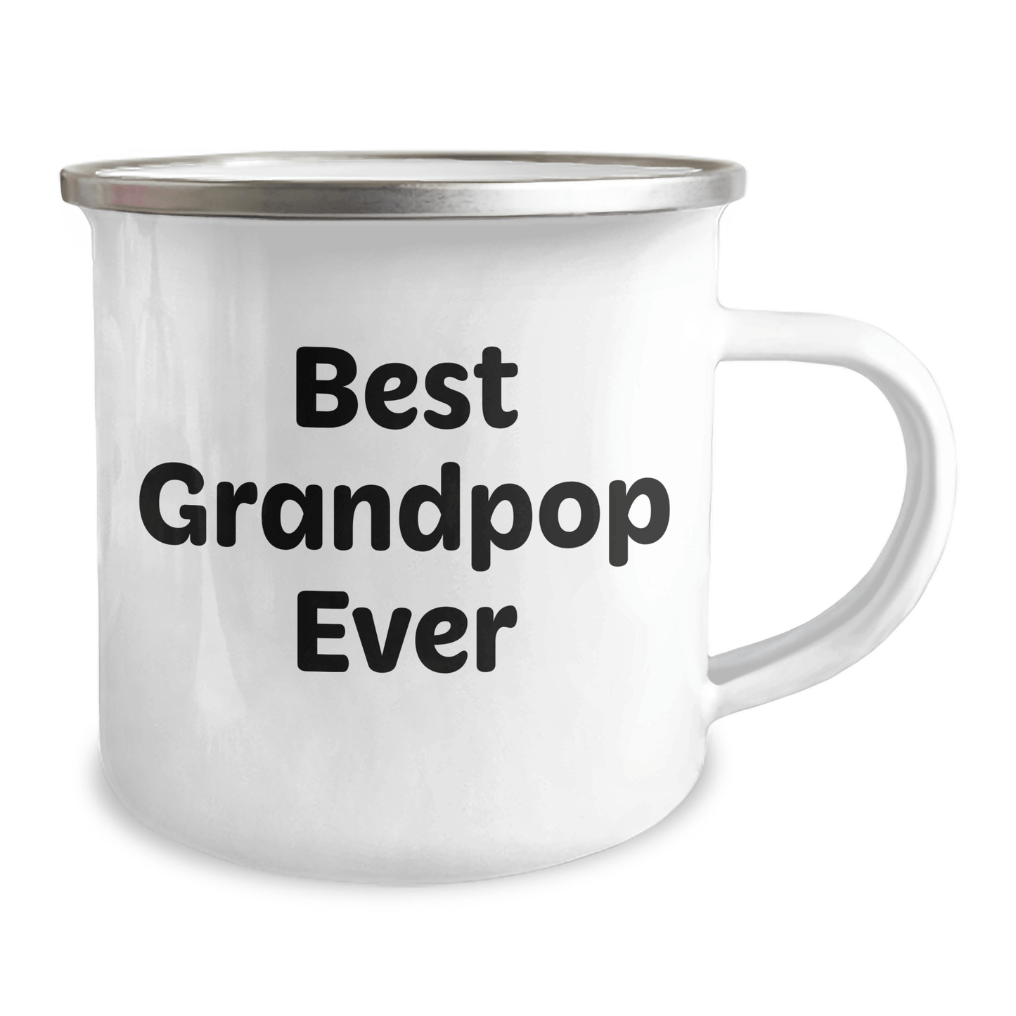 Funny Grandpop Gifts - Best Grandpop Ever Camping Mug for Him, Unique Graduation Gifts from Family, Friends, or Coworkers - Victory Thru Vision