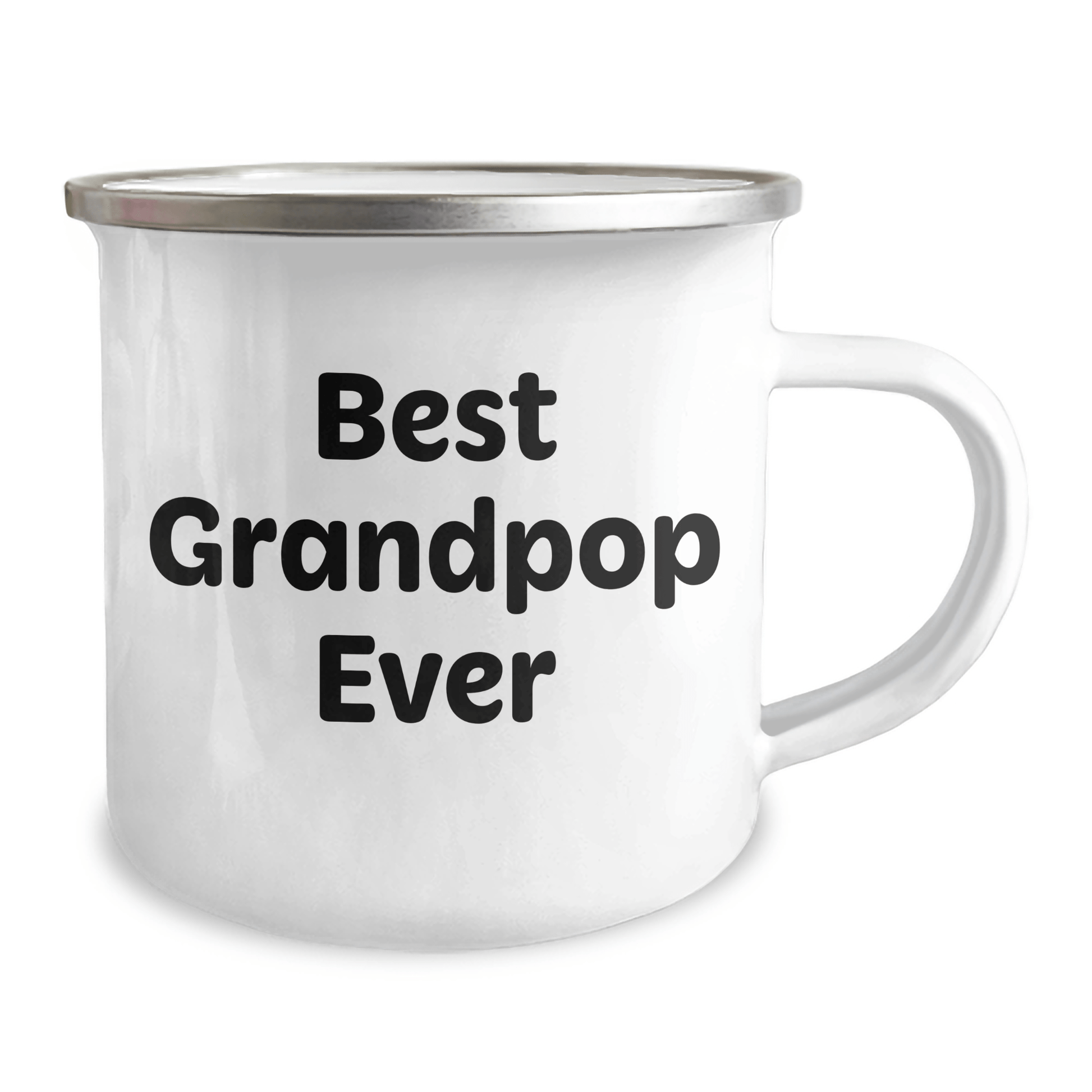 Funny Grandpop Gifts - Best Grandpop Ever Camping Mug for Him, Unique Graduation Gifts from Family, Friends, or Coworkers - Victory Thru Vision