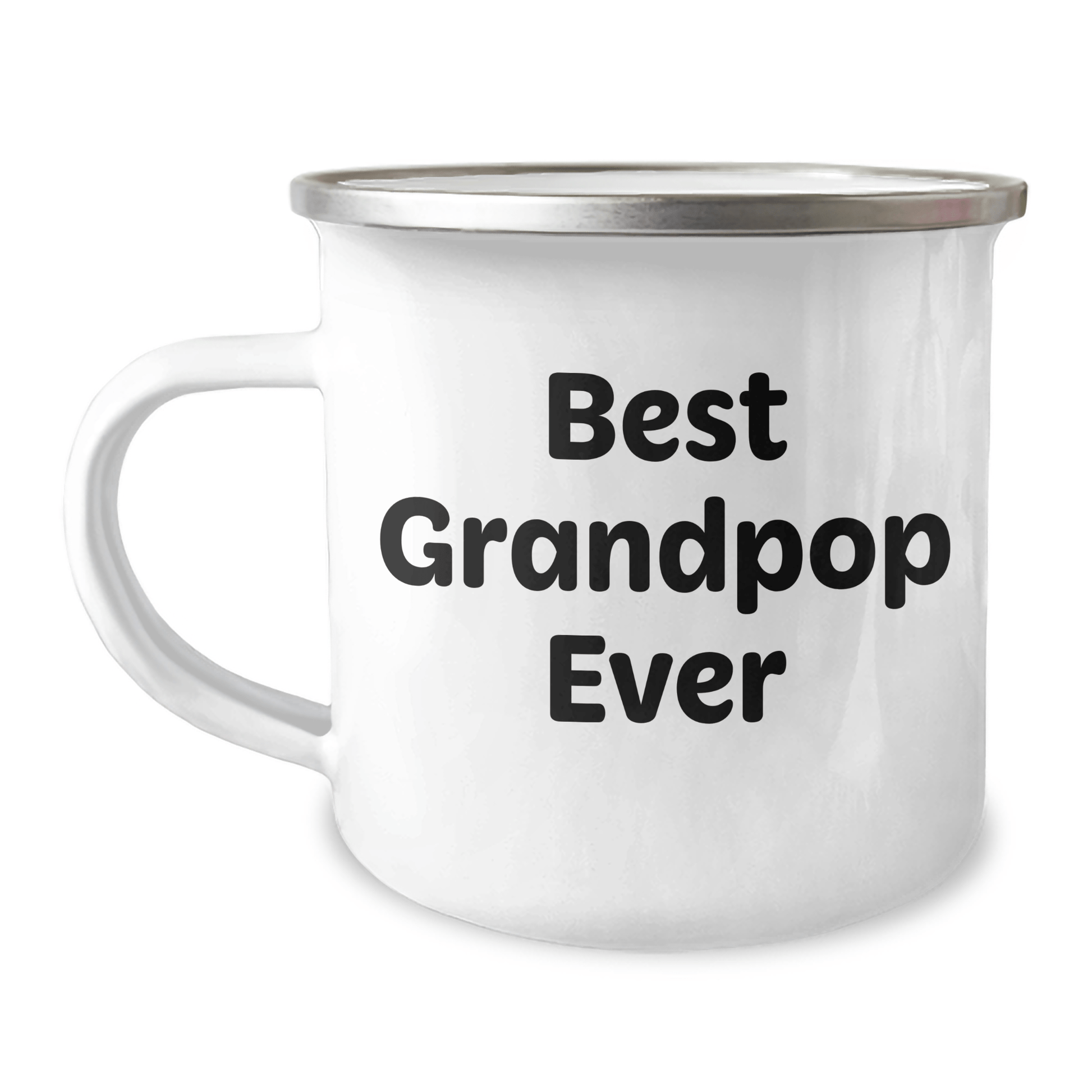 Funny Grandpop Gifts - Best Grandpop Ever Camping Mug for Him, Unique Graduation Gifts from Family, Friends, or Coworkers - Victory Thru Vision