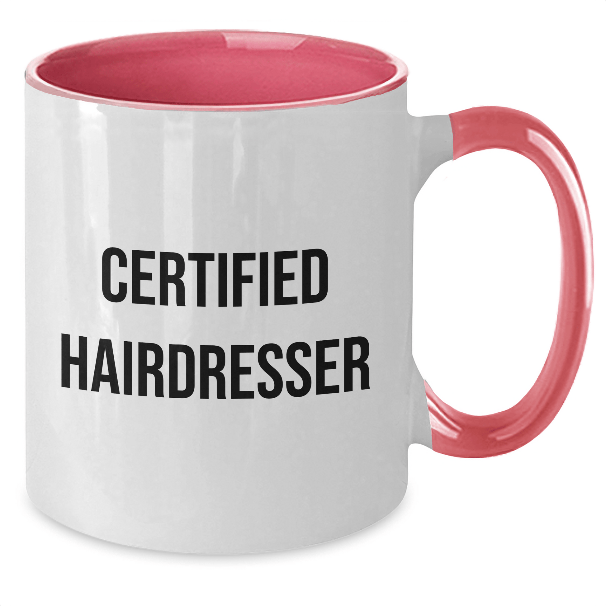 Funny Hairdresser Quotes Gifts from Friends and Family Two Tone Coffee Mugs for Hairdresser Dad, Unique Father's Day Unique Gifts - Victory Thru Vision 