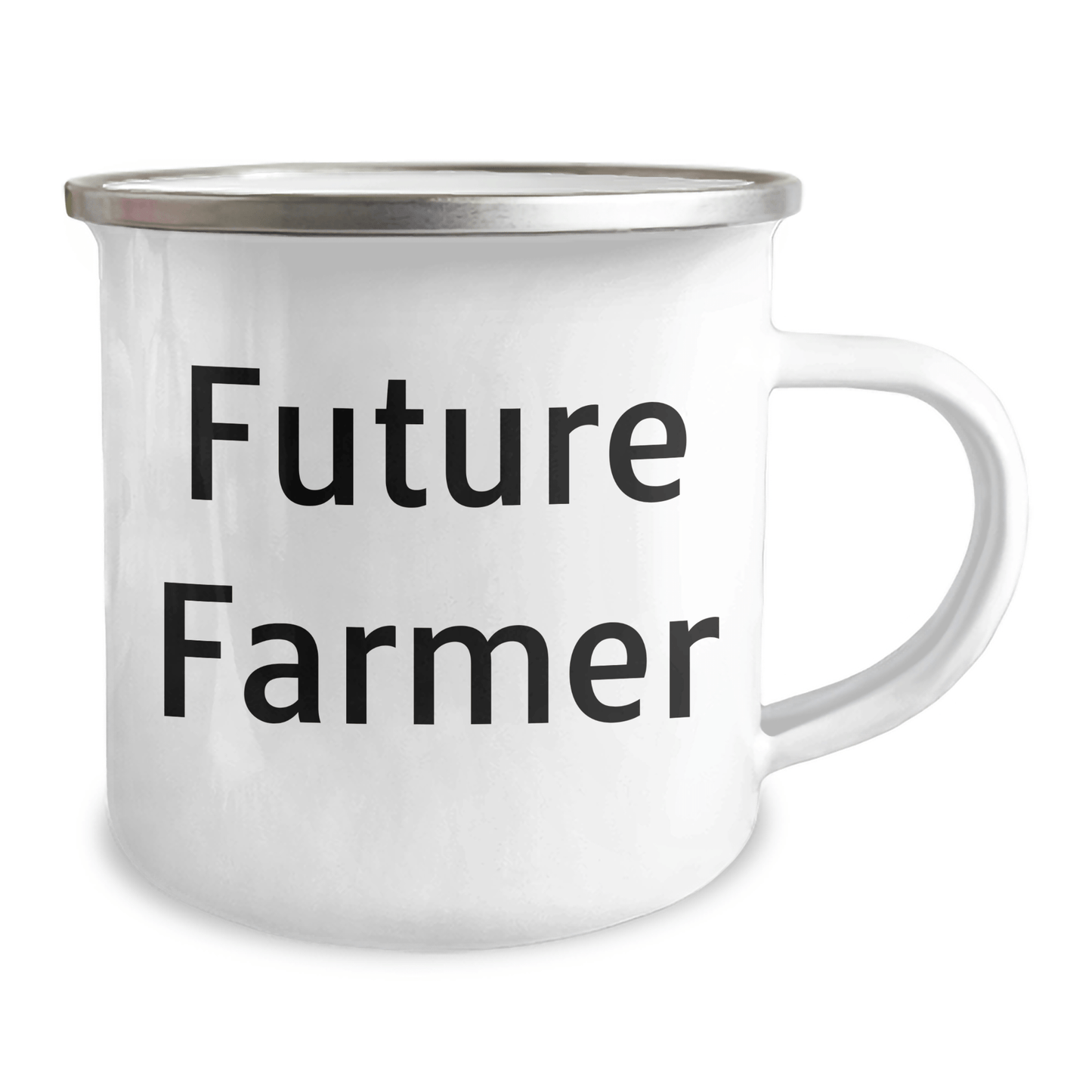 Funny Inspirational Gifts from Friends and Family for Future Farmer, Funny Camping Mug for Graduation, 'Future Farmer' Quote - Victory Thru Vision