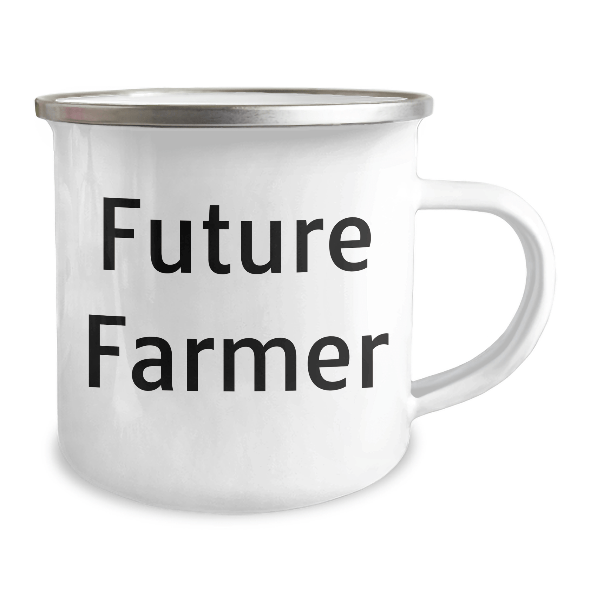 Funny Inspirational Gifts from Friends and Family for Future Farmer, Funny Camping Mug for Graduation, 'Future Farmer' Quote - Victory Thru Vision