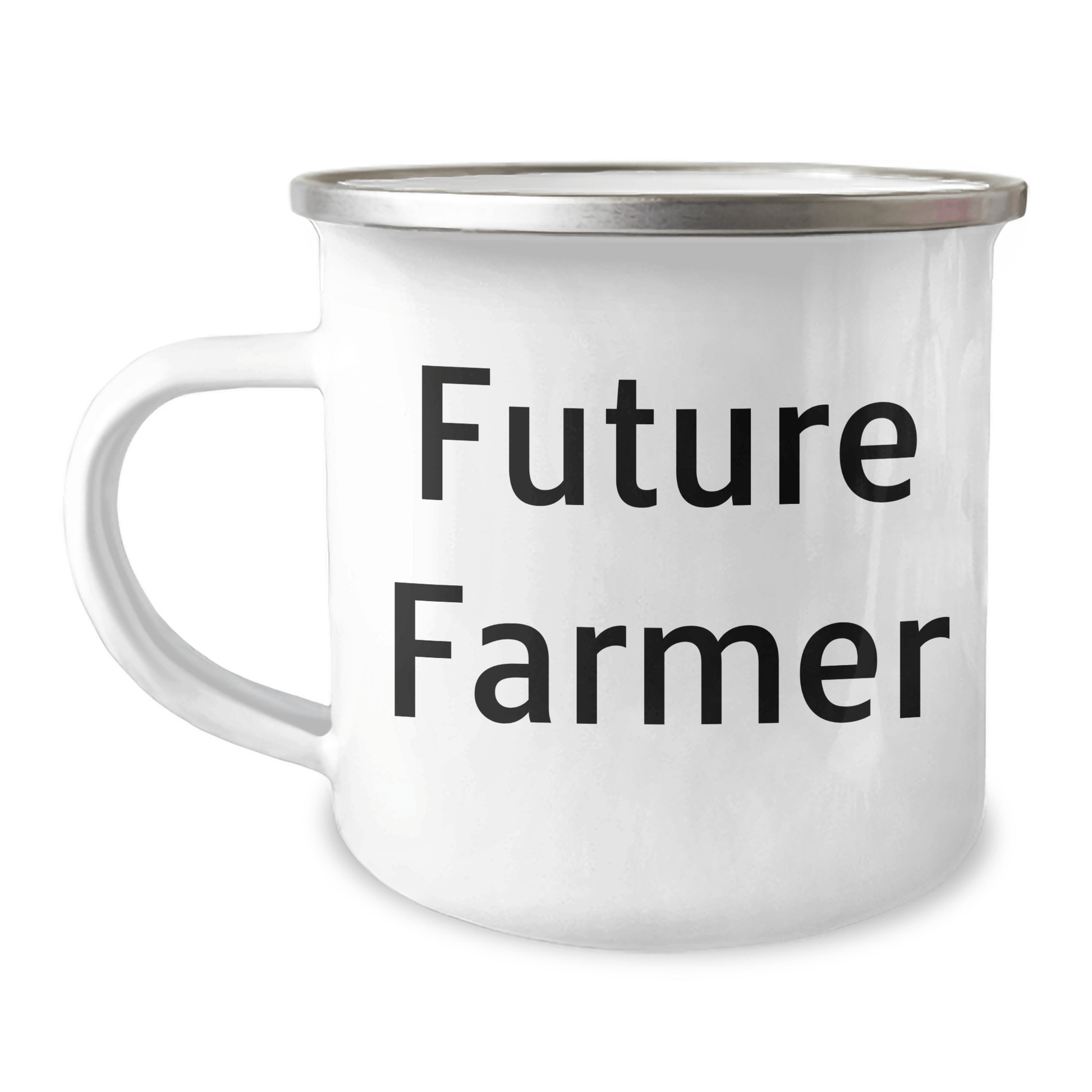 Funny Inspirational Gifts from Friends and Family for Future Farmer, Funny Camping Mug for Graduation, 'Future Farmer' Quote - Victory Thru Vision