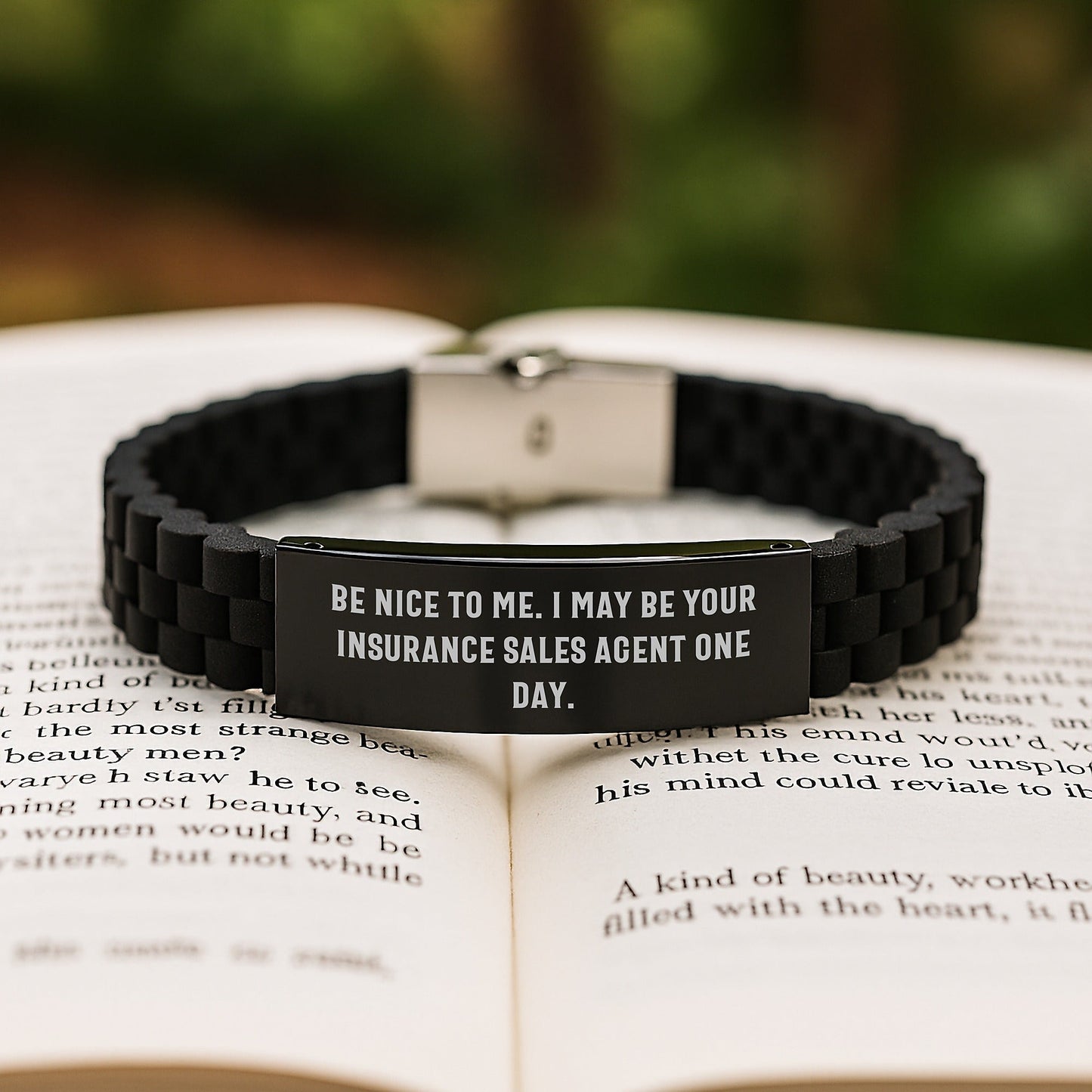 Funny Insurance Sales Agent Gifts - Be Nice To Me. I May Be Your Insurance Sales Agent One Day. Graduation Unique Gifts for Men from Family - Victory Thru Vision