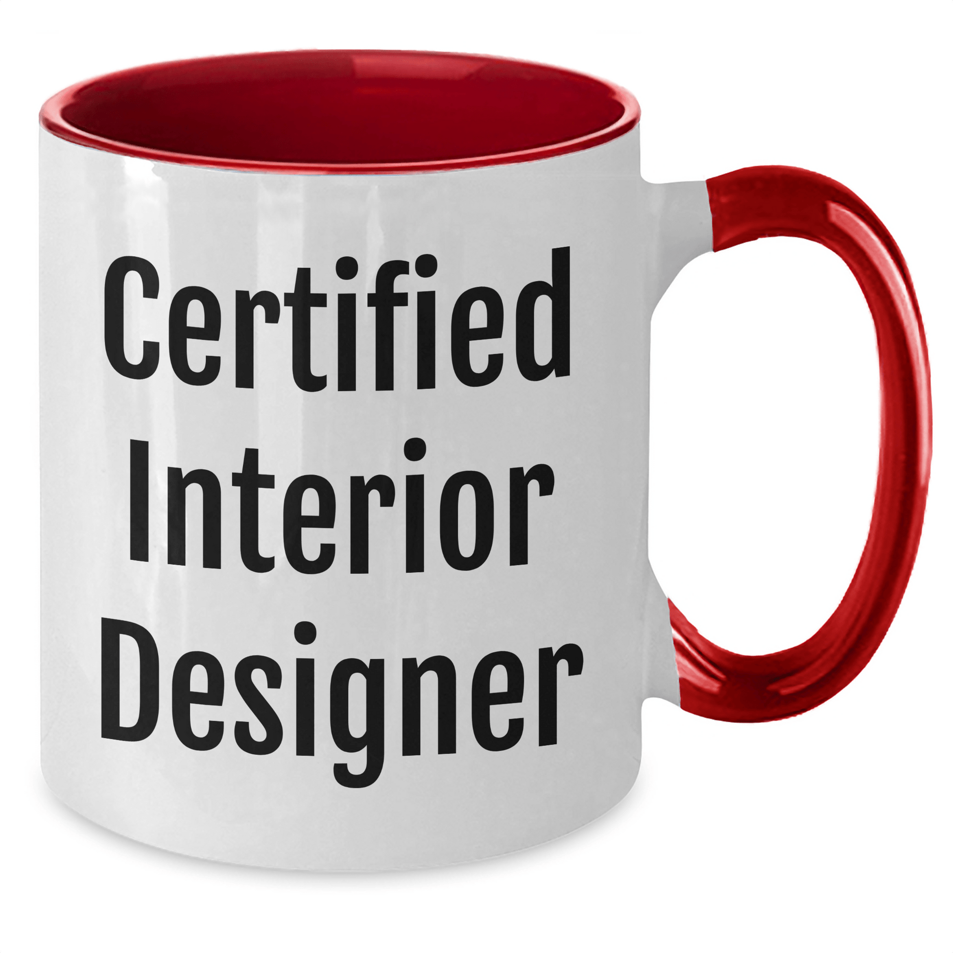 Funny Interior Designer Gifts from Friends for Dad's Unique Two Tone Coffee Mug, 'I'm Not an Interior Designer, But I Play One on TV' - Father's Day Unique Gifts - Victory Thru Vision 