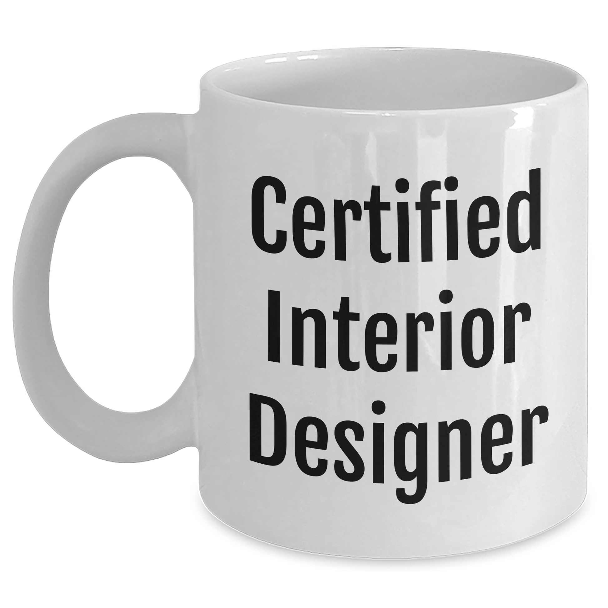 Funny Interior Designer Gifts from Friends - White Coffee Mug for Men - 'Designing a Life, Not Just a Space' - Father's Day Unique Gifts - Victory Thru Vision 