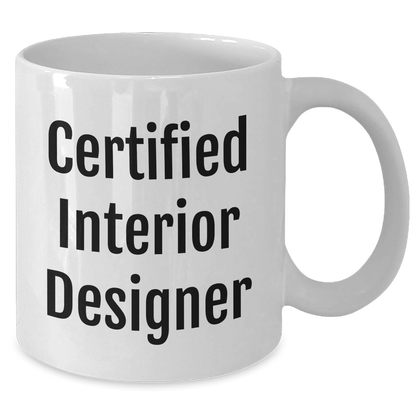 Funny Interior Designer Gifts from Friends - White Coffee Mug for Men - 'Designing a Life, Not Just a Space' - Father's Day Unique Gifts - Victory Thru Vision 