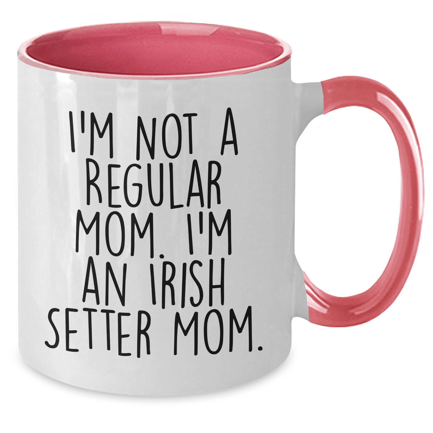 Funny Irish Setter Dog Mom Gifts from Friends for Graduation Unique Coffee Mugs - Victory Thru Vision