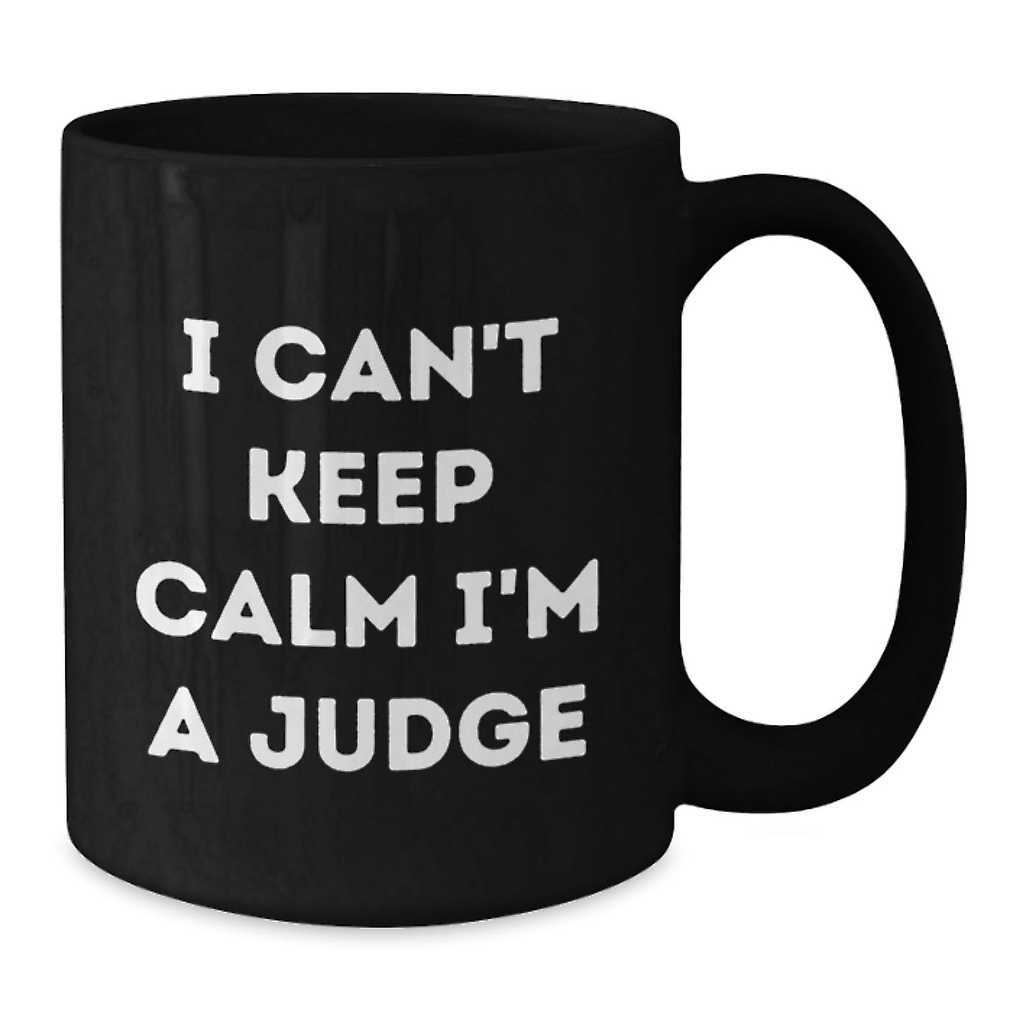 Funny Judge Quotes Gifts for Him from Friends, Unique Black Coffee Mug for Graduation - Victory Thru Vision