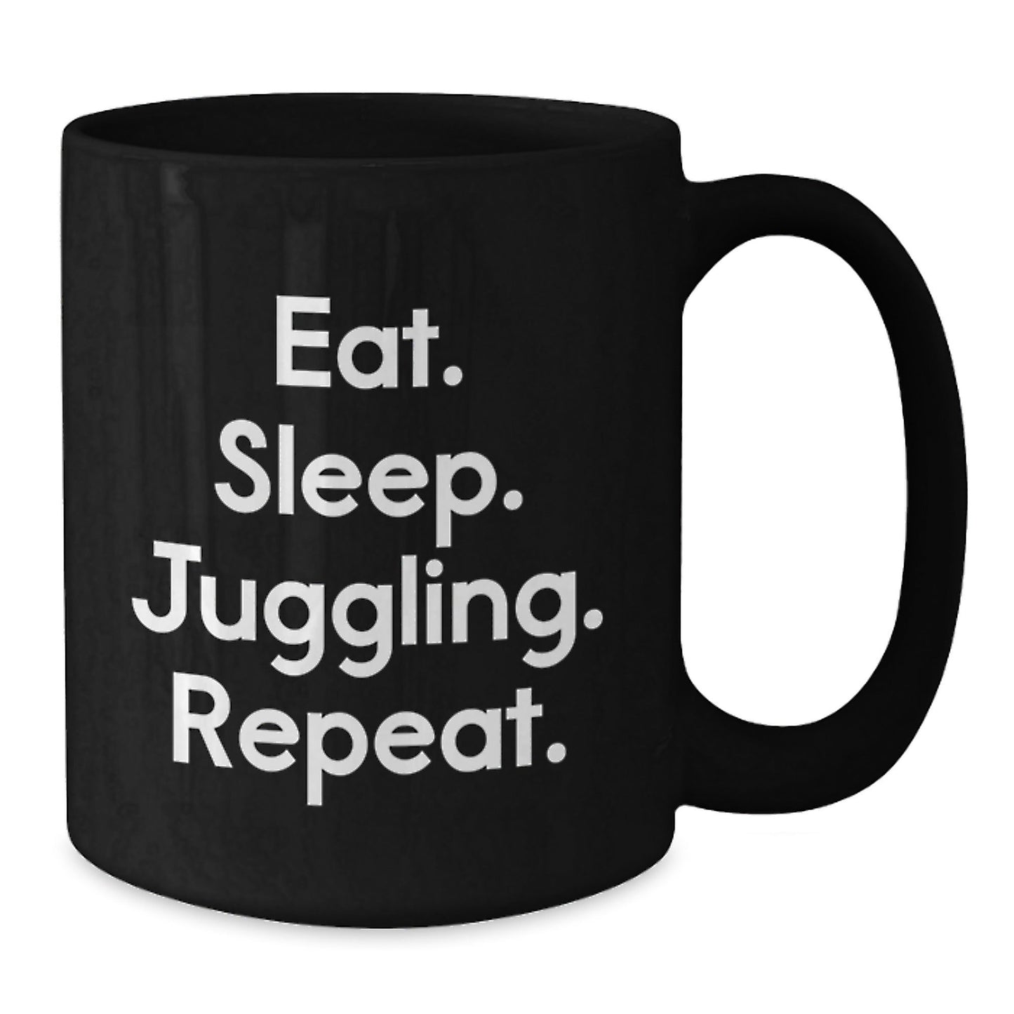 Funny Juggling Gifts for Him from Friends - Eat. Sleep. Juggling. Repeat. Graduation Unique Gifts for Men - Victory Thru Vision