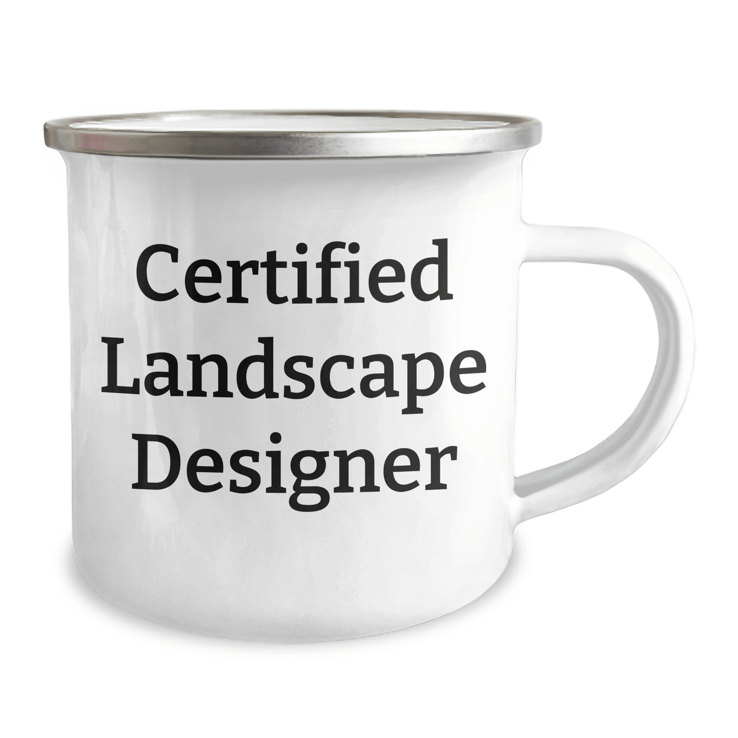 Funny Landscape Designer Gifts for Men - Camping Mug from Friends on Father's Day - 'I'm a Certified Landscape Designer' - Victory Thru Vision 