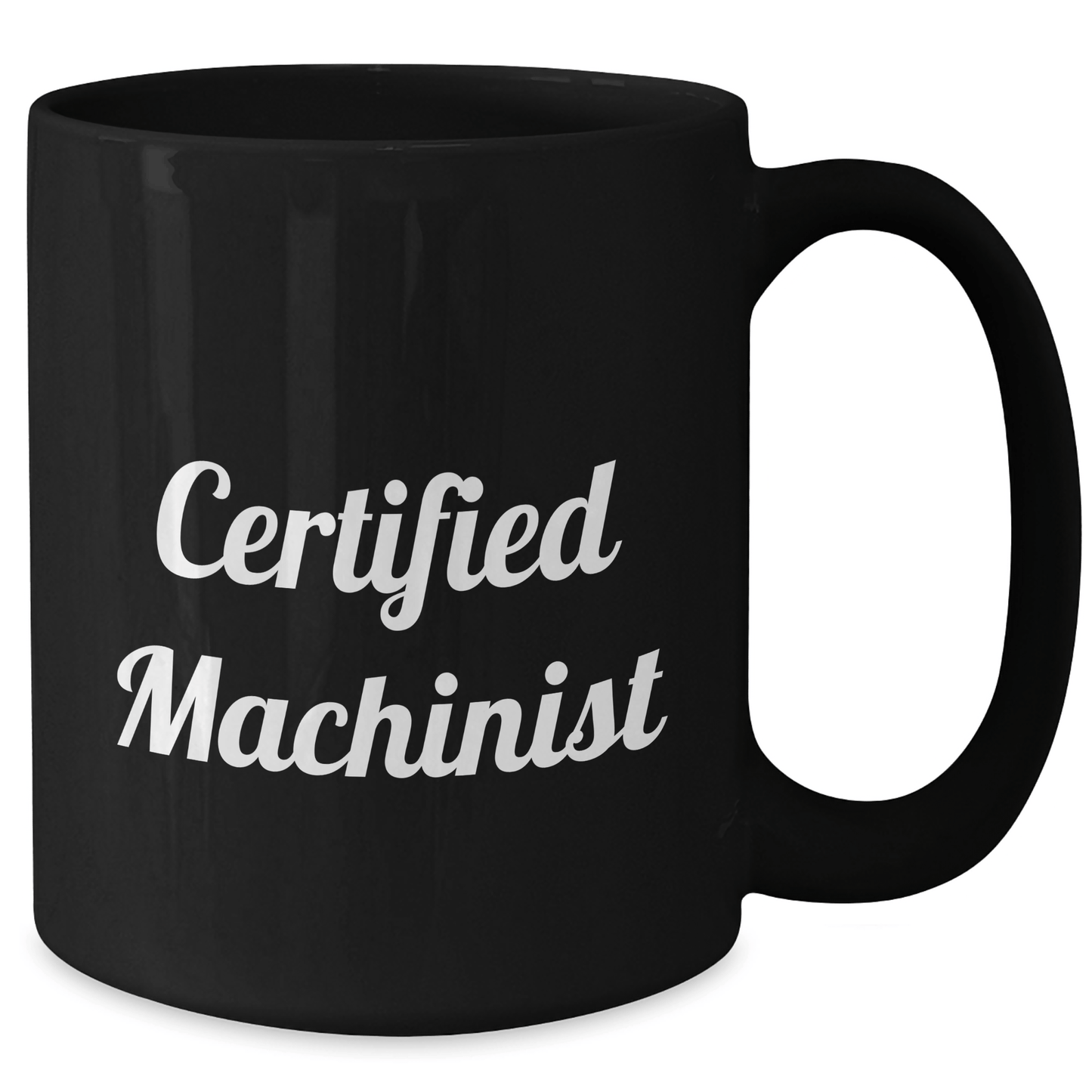 Funny Machinist Gifts - Machinist Black Coffee Mug, Gifts from Men, Gifts for Machinist, Father's Day Unique Gifts - Victory Thru Vision 
