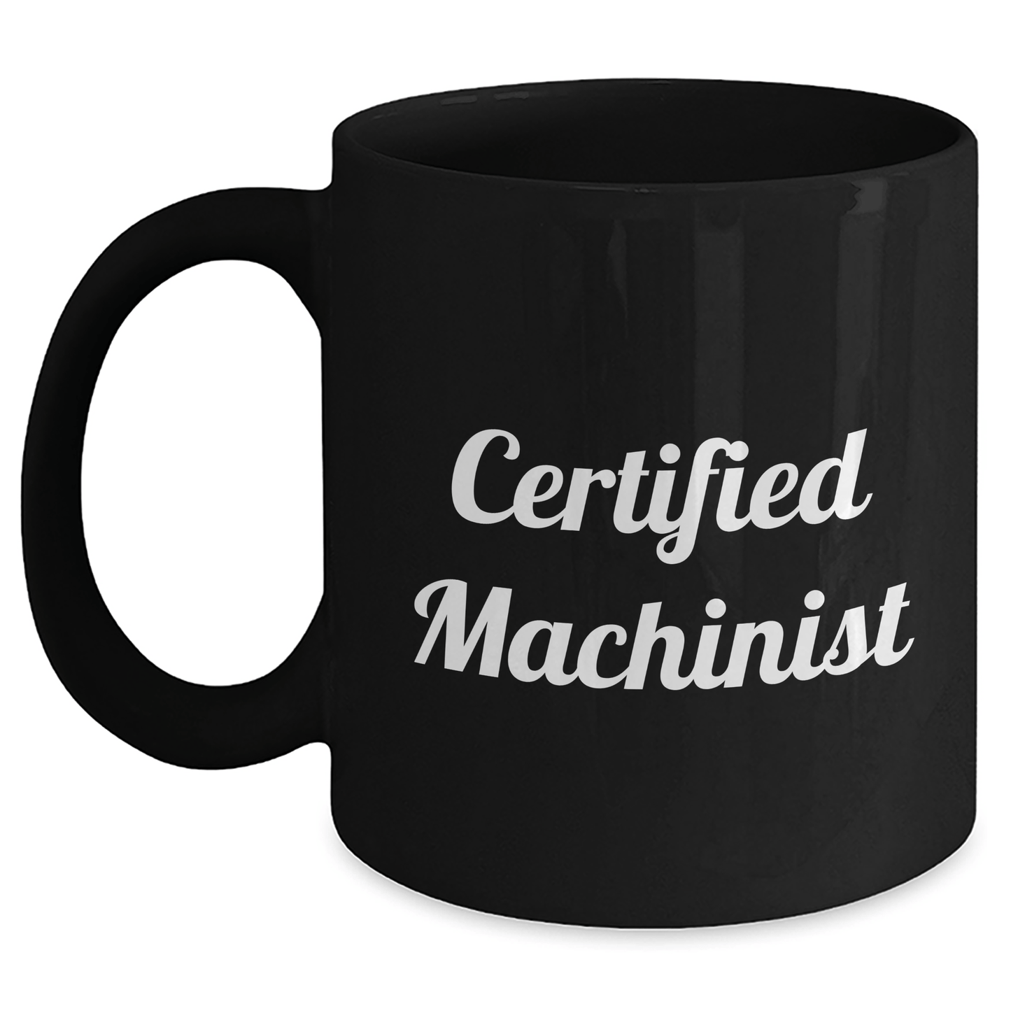 Funny Machinist Gifts - Machinist Black Coffee Mug, Gifts from Men, Gifts for Machinist, Father's Day Unique Gifts - Victory Thru Vision 