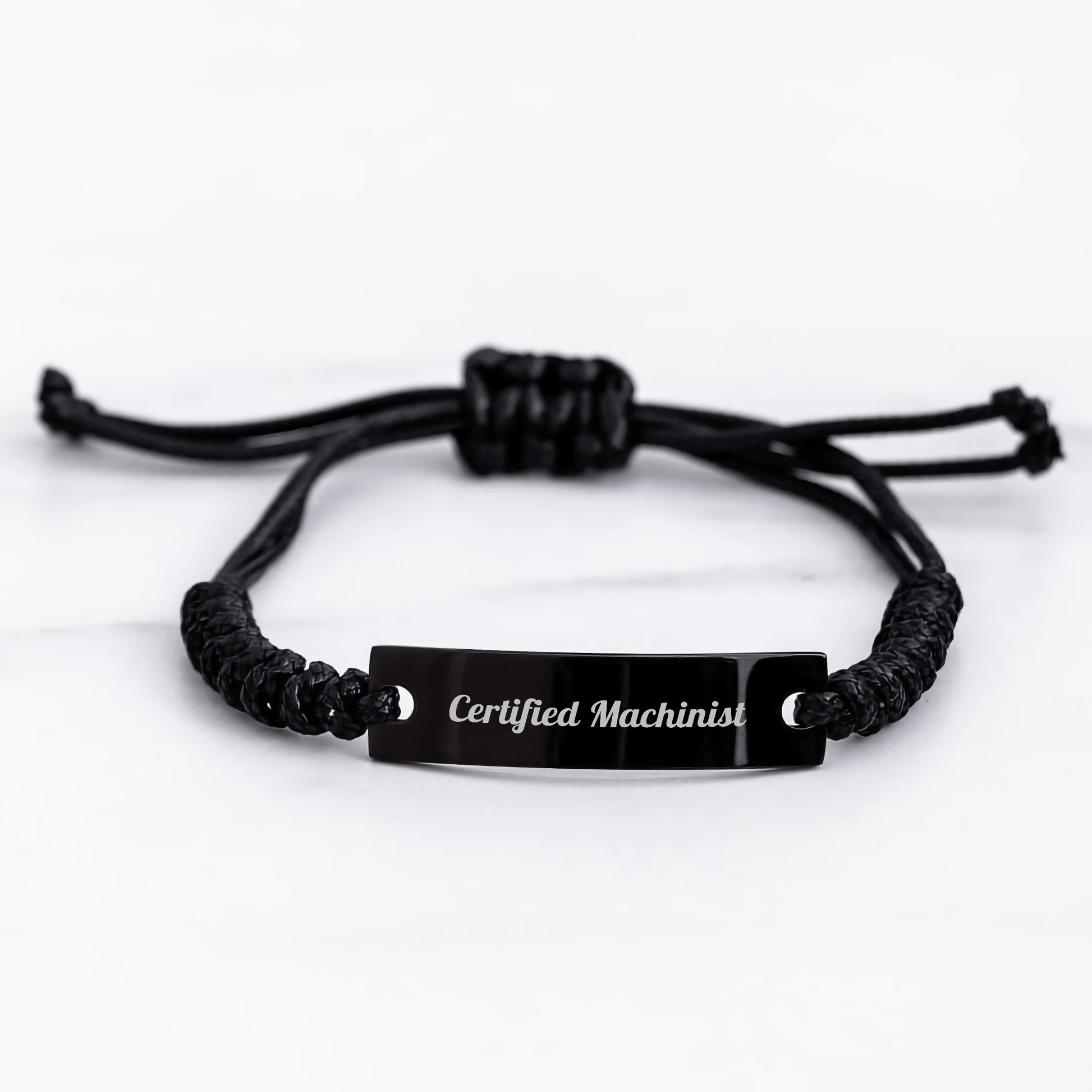 Funny Machinist Rope Braces for Dad's Day Gifts from Men to Machinist Friends, Certified Machinist Quote - Victory Thru Vision 