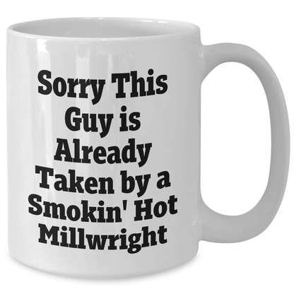 Funny Millwright Gifts from Friends, Gifts for Millwright Men, White Coffee Mug with Inspirational Quote - Graduation Unique Gifts - Victory Thru Vision 