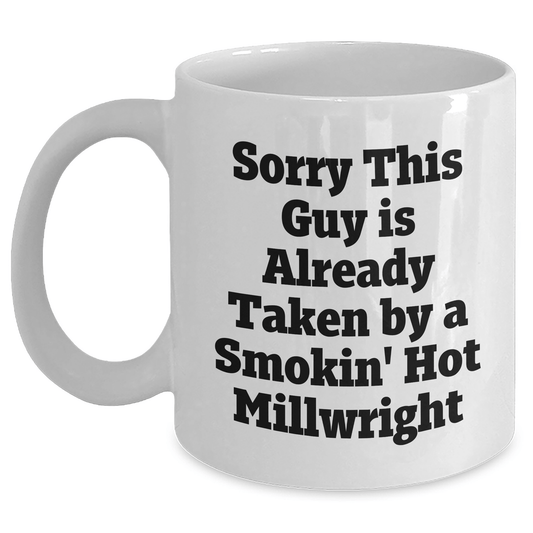 Funny Millwright Gifts from Friends, Gifts for Millwright Men, White Coffee Mug with Inspirational Quote - Graduation Unique Gifts - Victory Thru Vision 