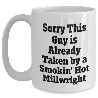 Funny Millwright Gifts from Friends, Gifts for Millwright Men, White Coffee Mug with Inspirational Quote - Graduation Unique Gifts - Victory Thru Vision 