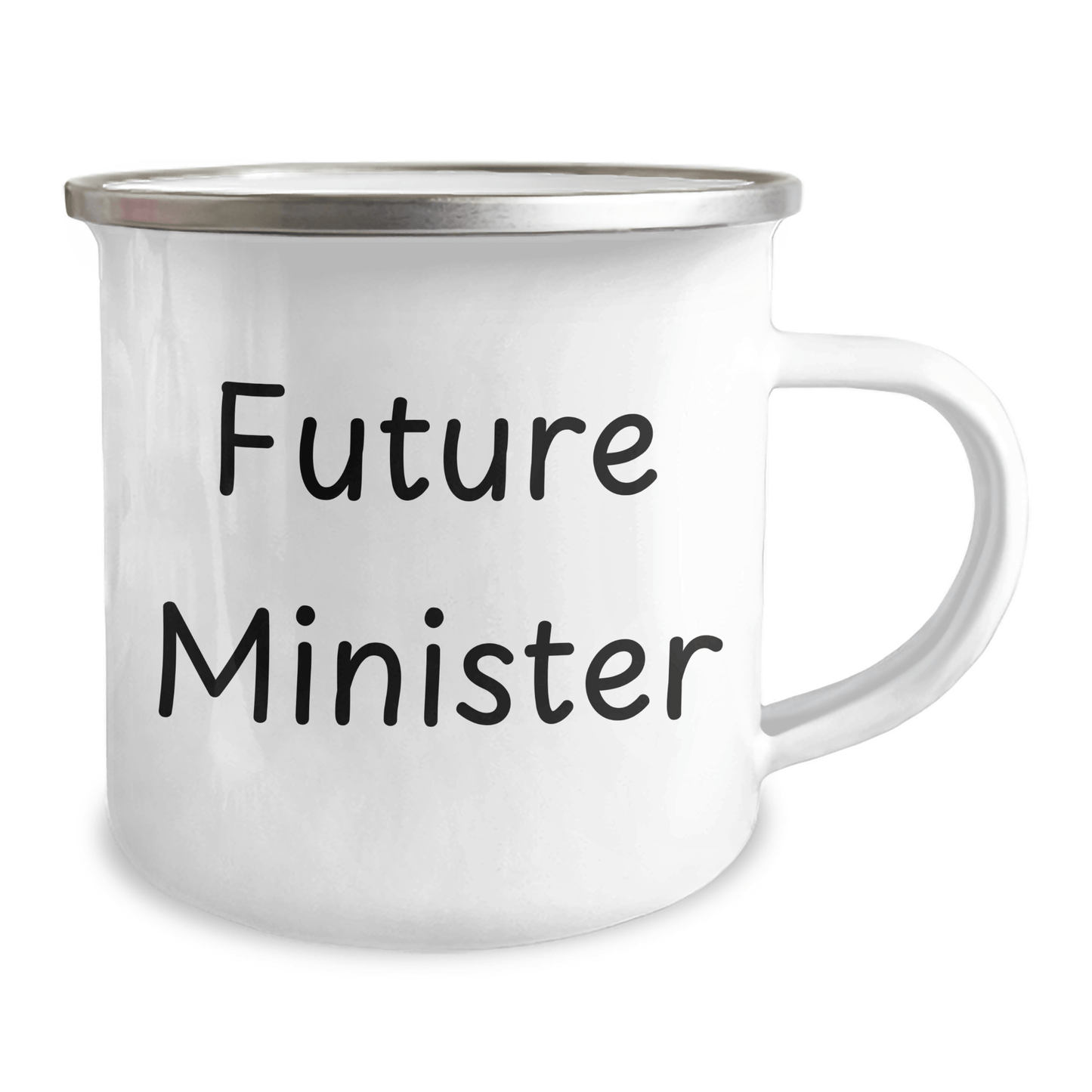Funny Minister Gifts for Him, Inspirational Future Minister Quote on Camping Mug, Gifts from Friends or Family for Graduation - Victory Thru Vision