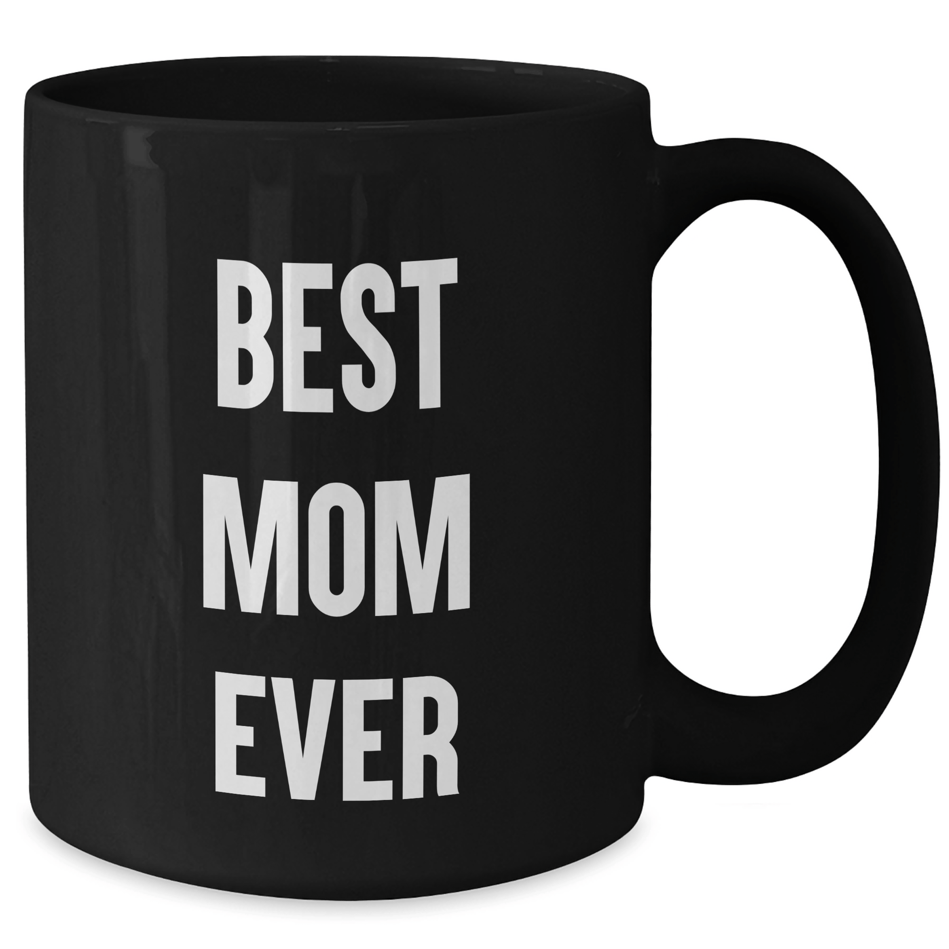 Funny Mom Gifts from Mom Lovers - Best Mom Ever Quote on Black Coffee Mug for Her - Unique Father's Day Unique Gifts for Mom - Victory Thru Vision 
