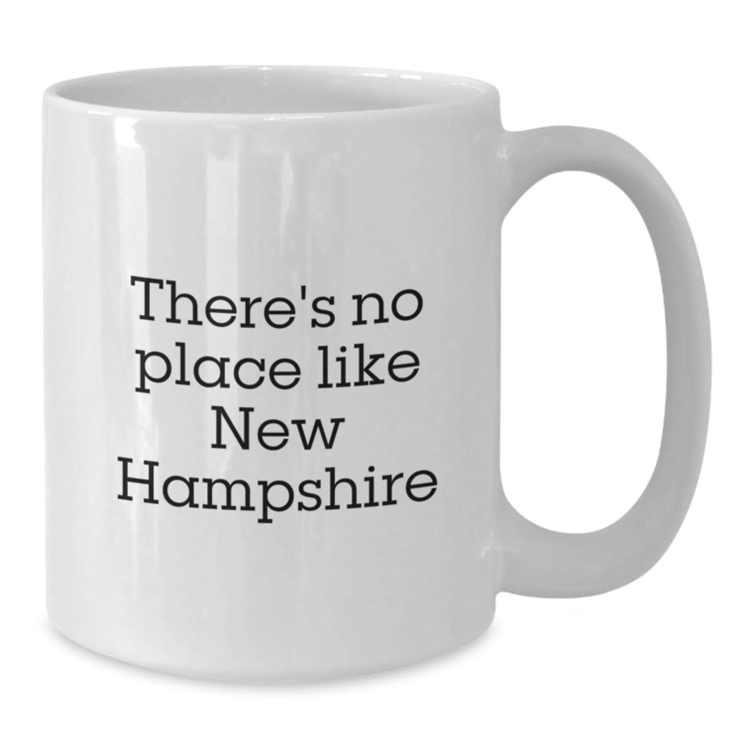 Funny New Hampshire Quote Gift for Men from New Hampshire, White Coffee Mug, Birthday Unique Gifts - Victory Thru Vision