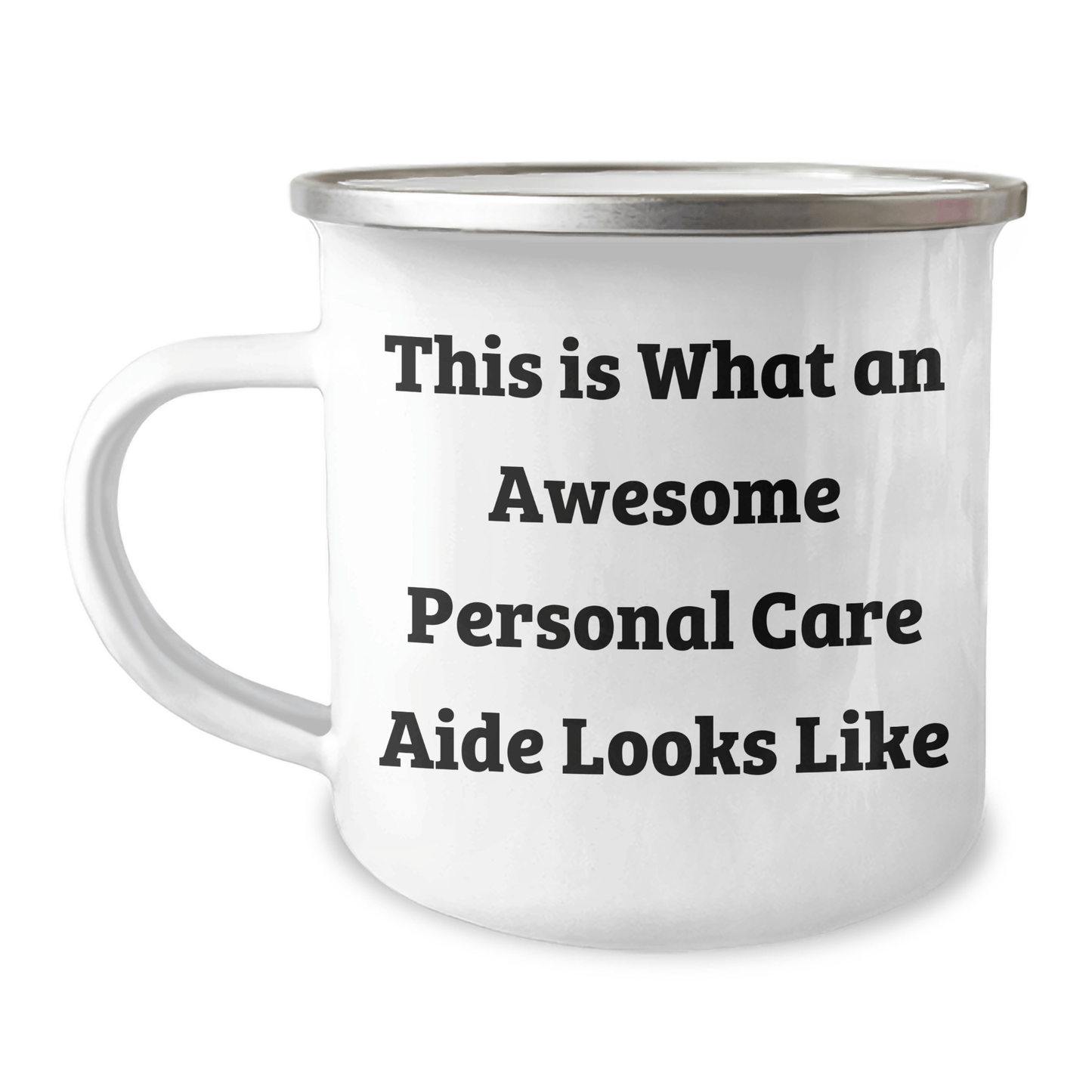 Funny Personal Care Aide Gifts from Family to Personal Care Aide - This Is What Awesome Looks Like - 12 oz Camping Mug for Graduation Unique Gifts - Victory Thru Vision