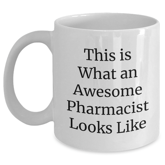 Funny Pharmacist Gifts from Friends, This Is What Awesome Looks Like, Graduation Unique Gifts for Men Women Family Coworkers - Victory Thru Vision