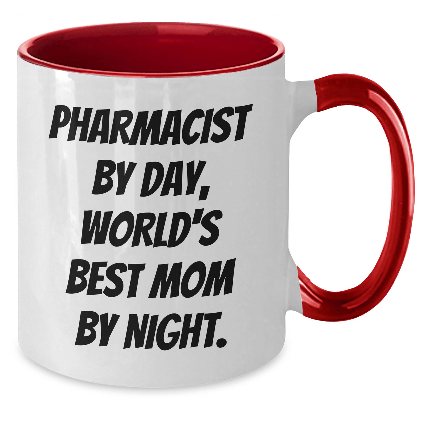 Funny Pharmacist Gifts from Mom - Pharmacist By Day, World's Best Mom By Night. - Graduation Unique Gifts for Her - Victory Thru Vision