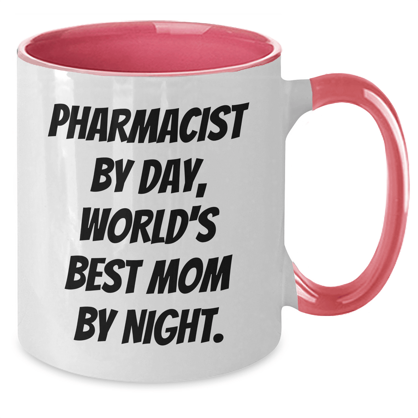 Funny Pharmacist Gifts from Mom - Pharmacist By Day, World's Best Mom By Night. - Graduation Unique Gifts for Her - Victory Thru Vision
