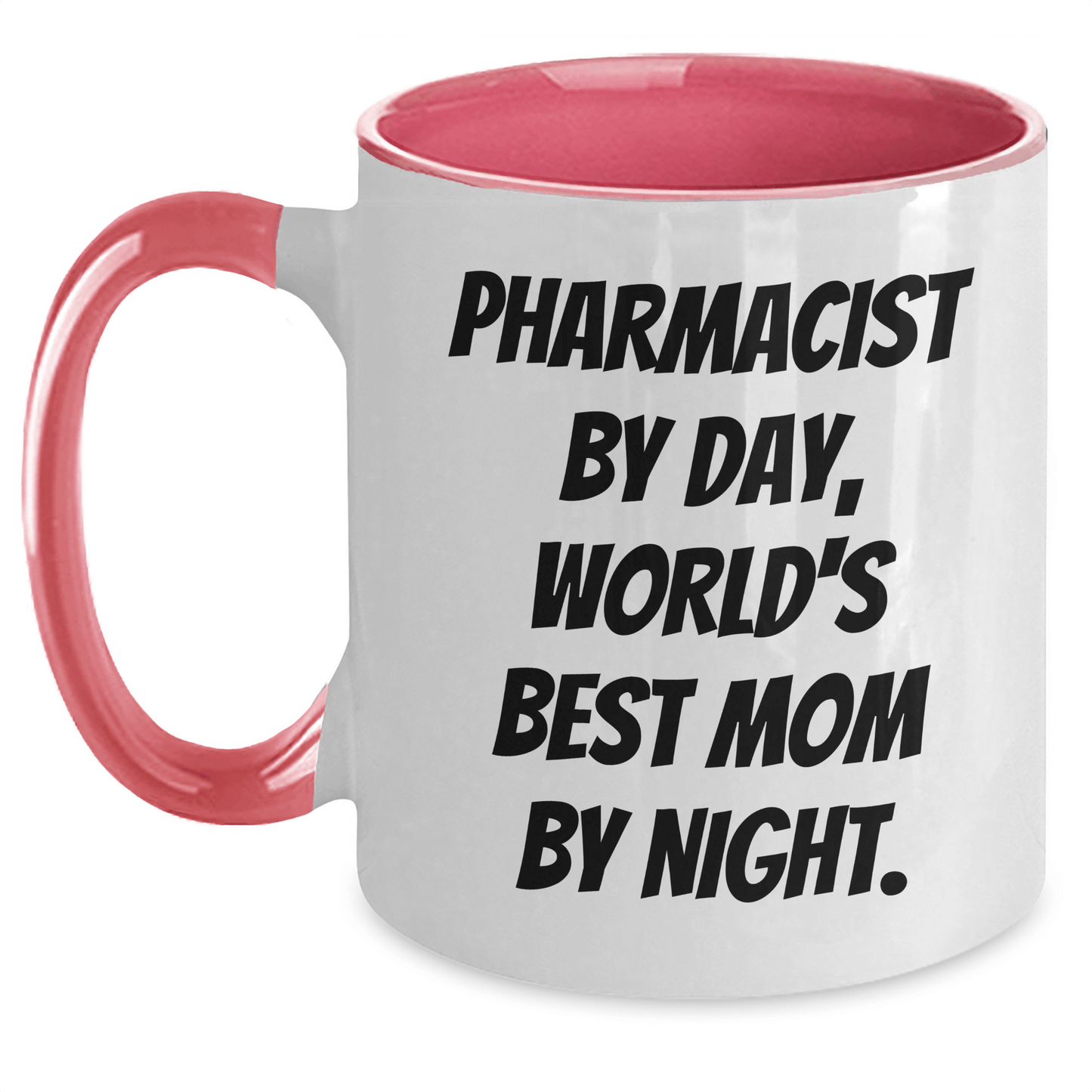Funny Pharmacist Gifts from Mom - Pharmacist By Day, World's Best Mom By Night. - Graduation Unique Gifts for Her - Victory Thru Vision