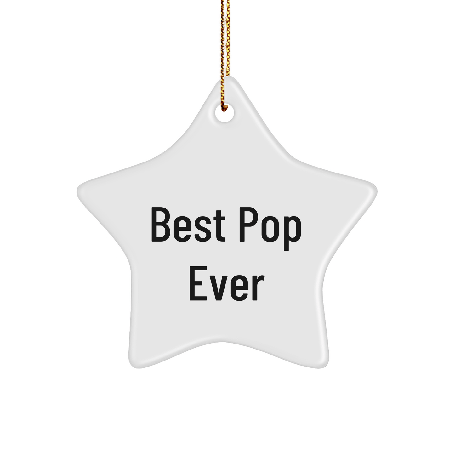 Funny Pop Gifts from Friends for Star Ornament Fans, Best Pop Ever, Christmas Unique Pop Star Ornaments, Pop Gifts for Men, Women, Family, Friends - Victory Thru Vision
