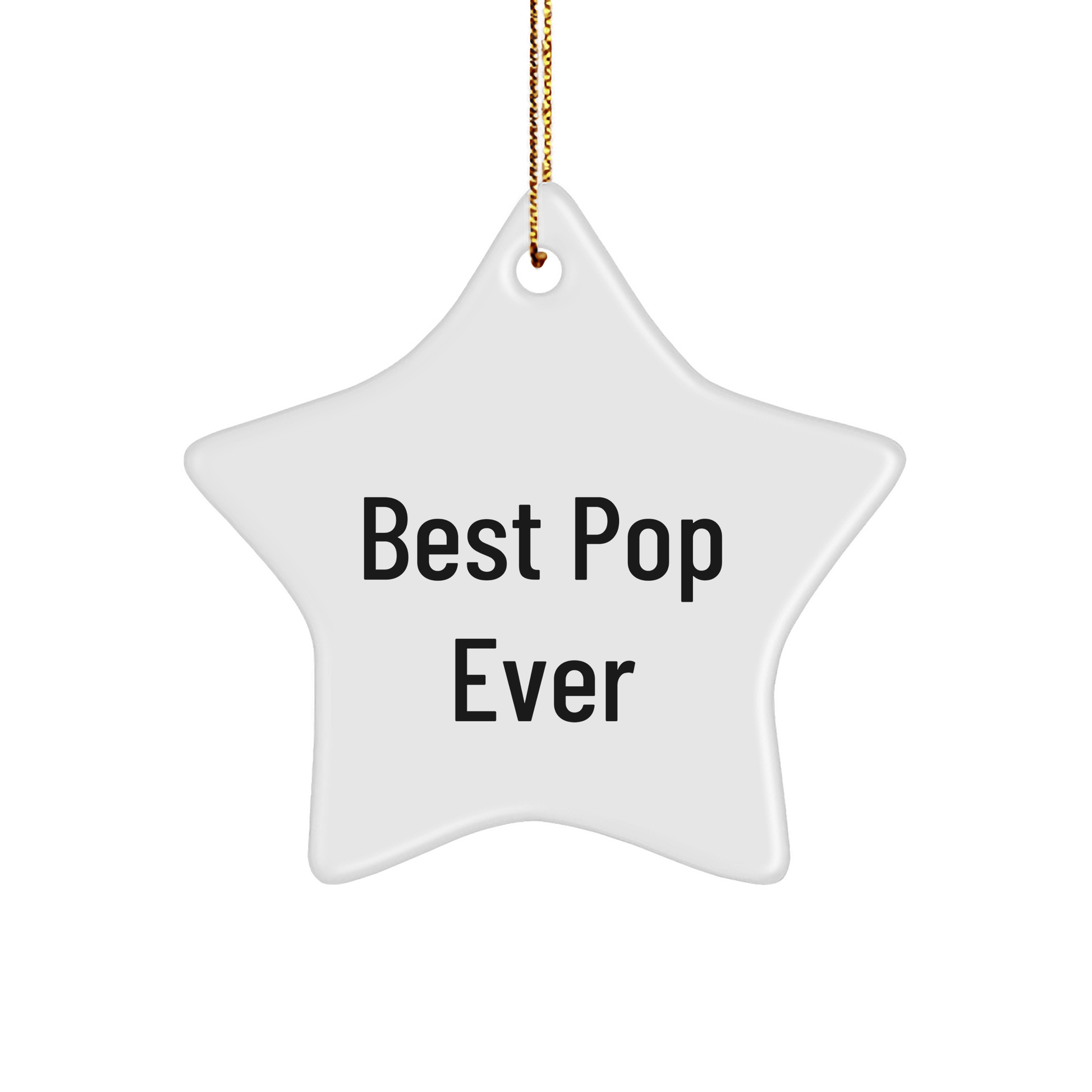 Funny Pop Gifts from Friends for Star Ornament Fans, Best Pop Ever, Christmas Unique Pop Star Ornaments, Pop Gifts for Men, Women, Family, Friends - Victory Thru Vision