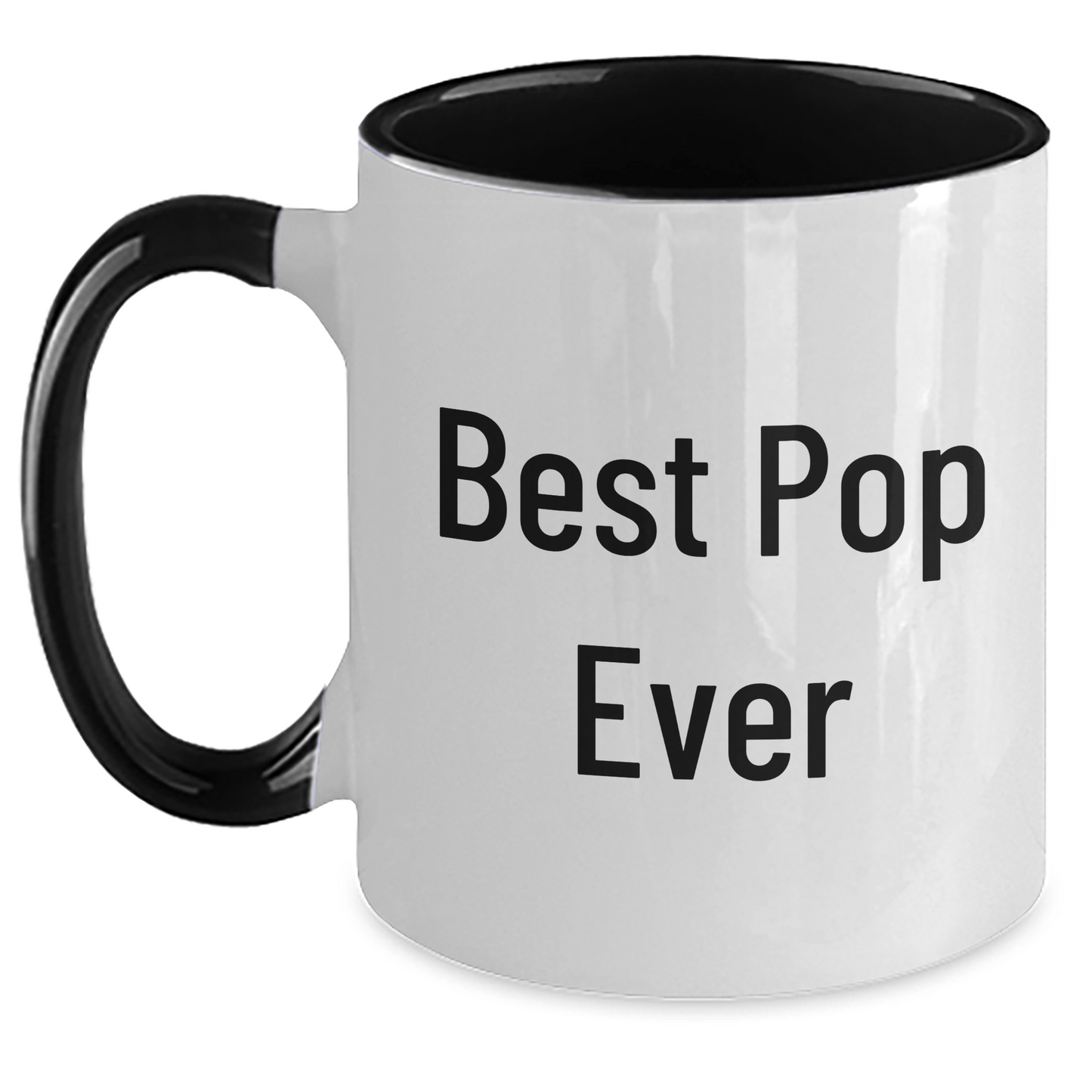 Funny Pop Quote Gifts from Friends for Mom's Day Unique Two Tone Coffee Mug - Victory Thru Vision 