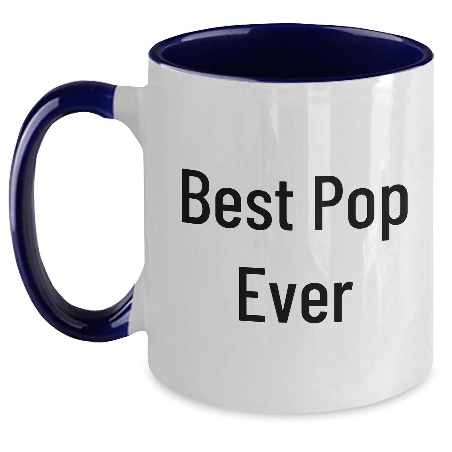 Funny Pop Quote Gifts from Friends for Mom's Day Unique Two Tone Coffee Mug - Victory Thru Vision 