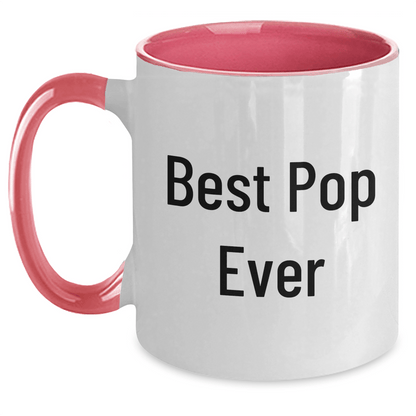 Funny Pop Quote Gifts from Friends for Mom's Day Unique Two Tone Coffee Mug - Victory Thru Vision 